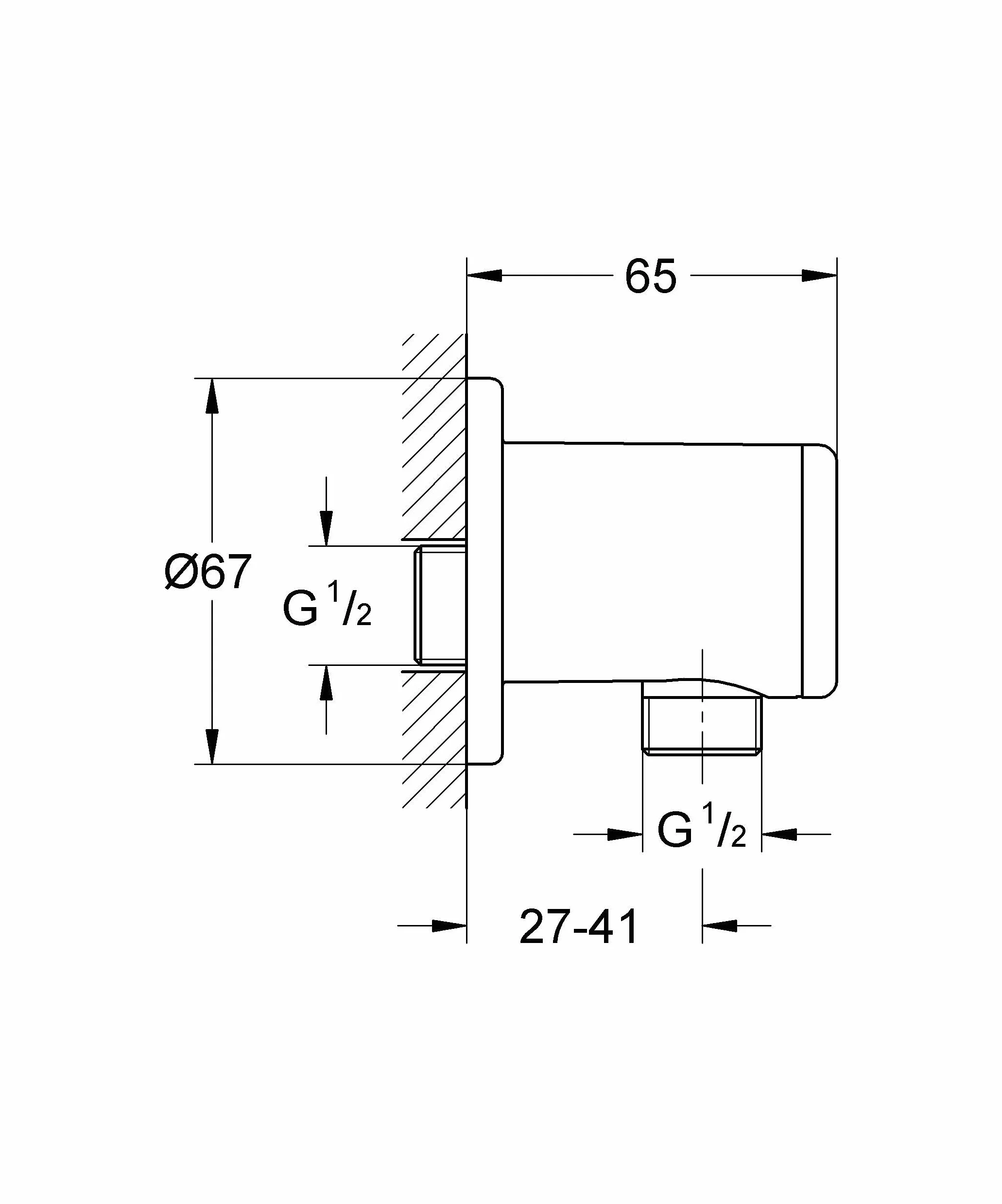 Vitalio Universal wall union