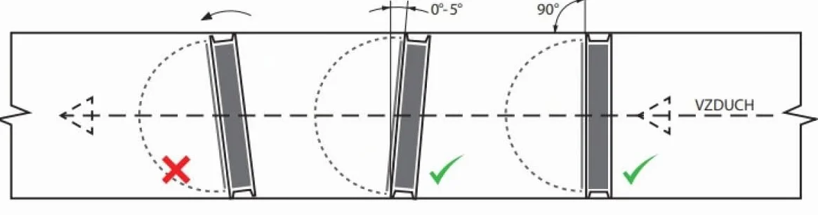 Válvula antirretorno doble para tubos de escape, hermética con membrana de silicona y cierre magnético, DN-100 mm