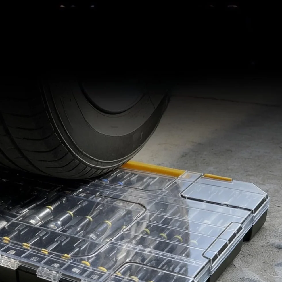 Juego de 62 llaves de trinquete para construcción cr-v de 140 Nm, adaptadores de brocas magnéticas, barras de extensión en caja de herramientas portátil