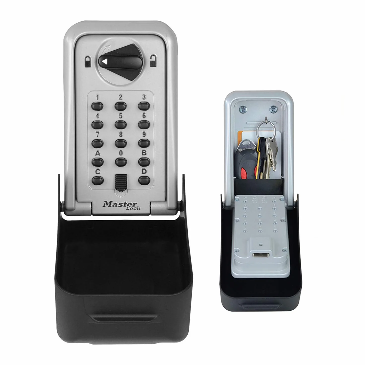 Master Lock Caja Fuerte para Llaves certificada [Extragrande][Montaje Mural] - 5426EURD - Caja de Seguridad Profesional