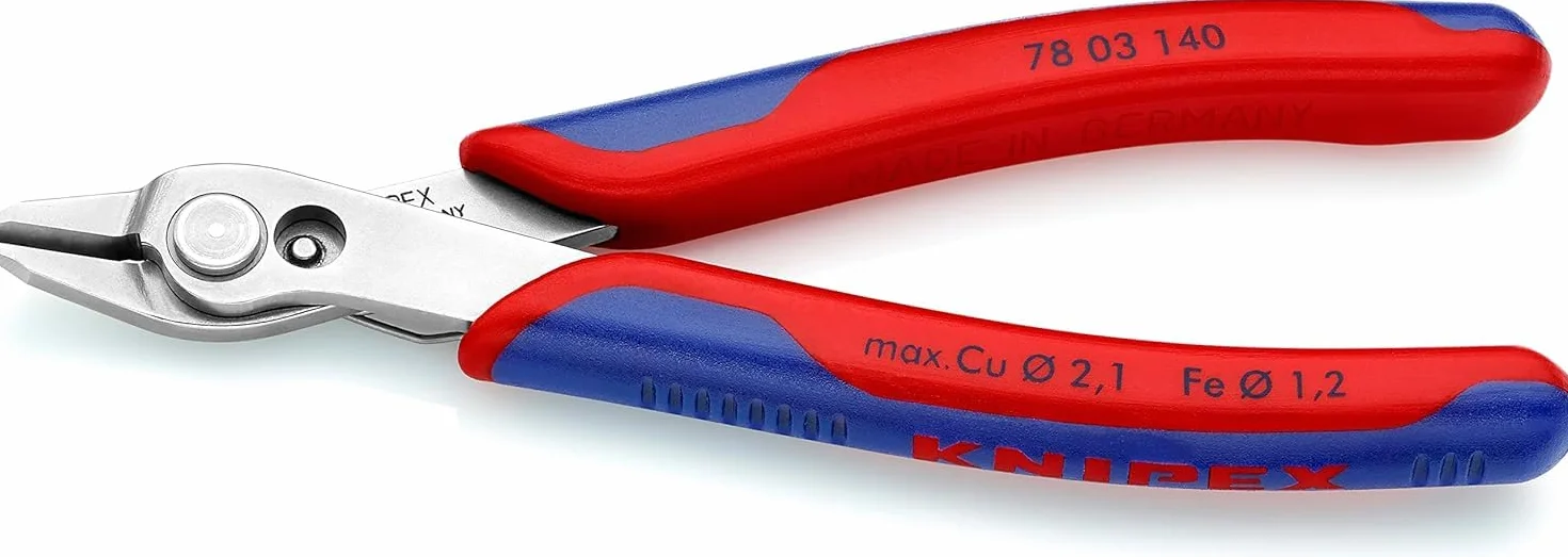 KNIPEX Electronic Super Knips XL con mangos multicomponente 140 mm, 78 03 140