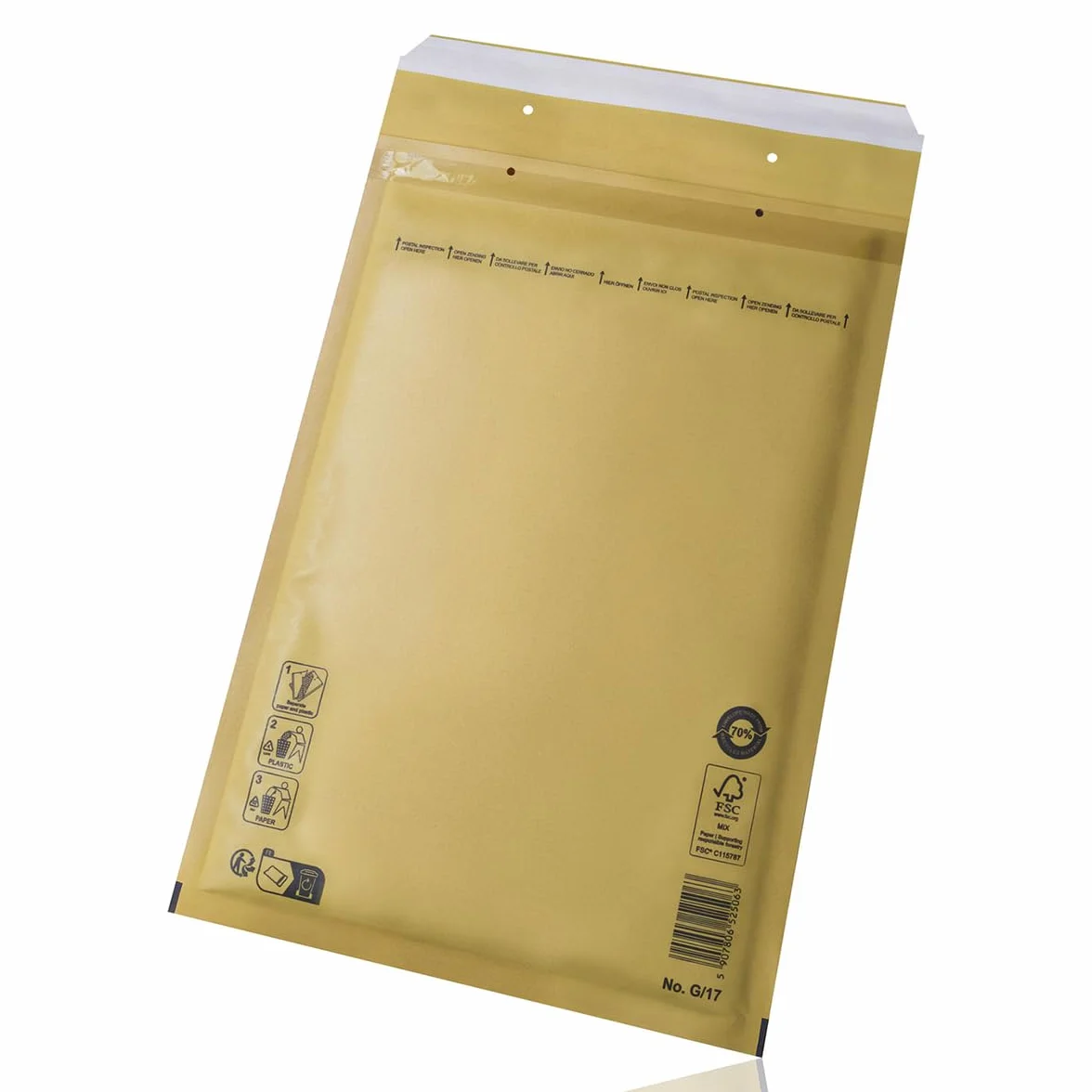 Sobres acolchados con burbujas G7 250 x 350 mm blanco DIN A4+ C4 cierre autoadhesivo