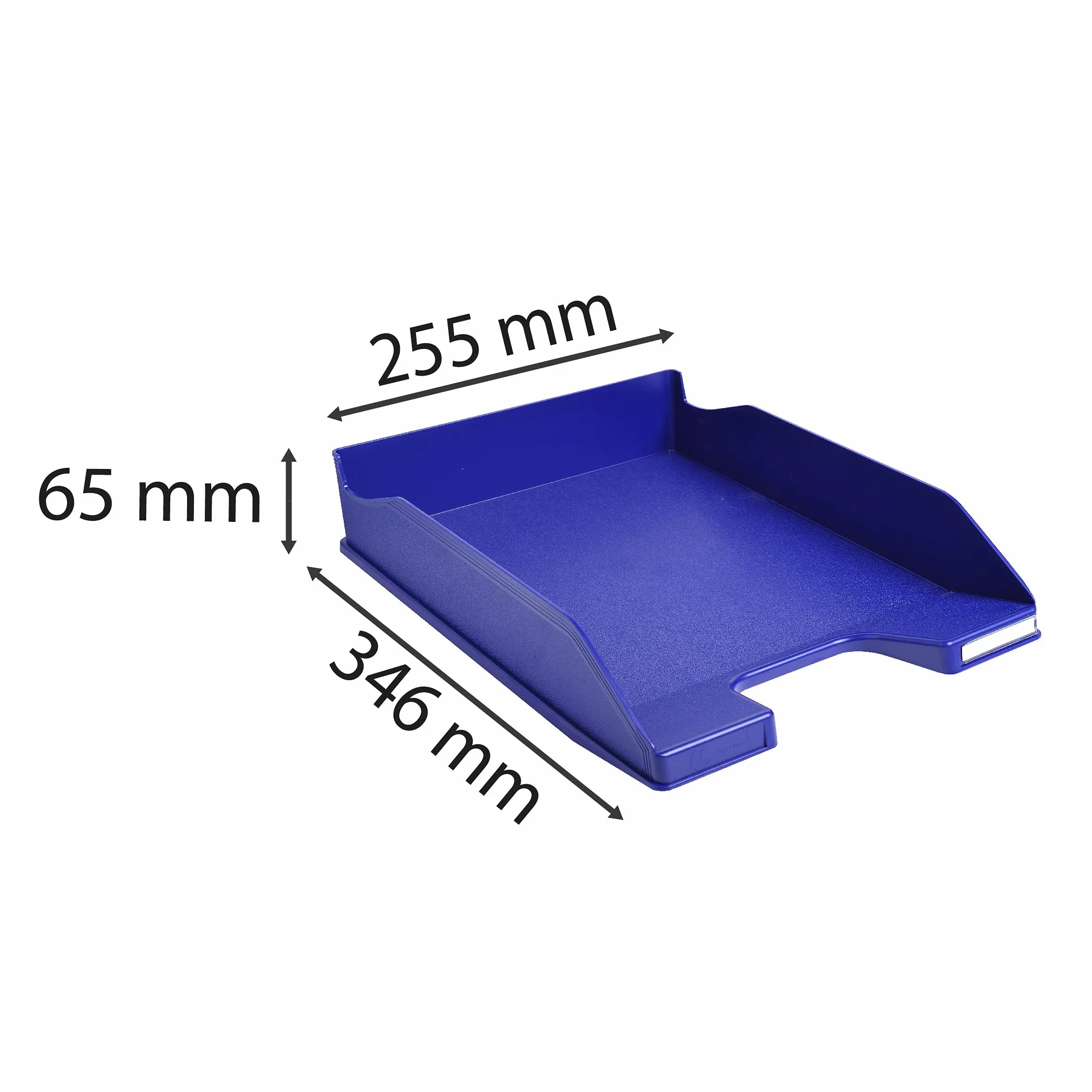 Exacompta COMBO MIDI juego de 6 bandejas carpetas de fundas A4+ azul noche 34,6x25,5x6,5 cm Certified Blue Angel