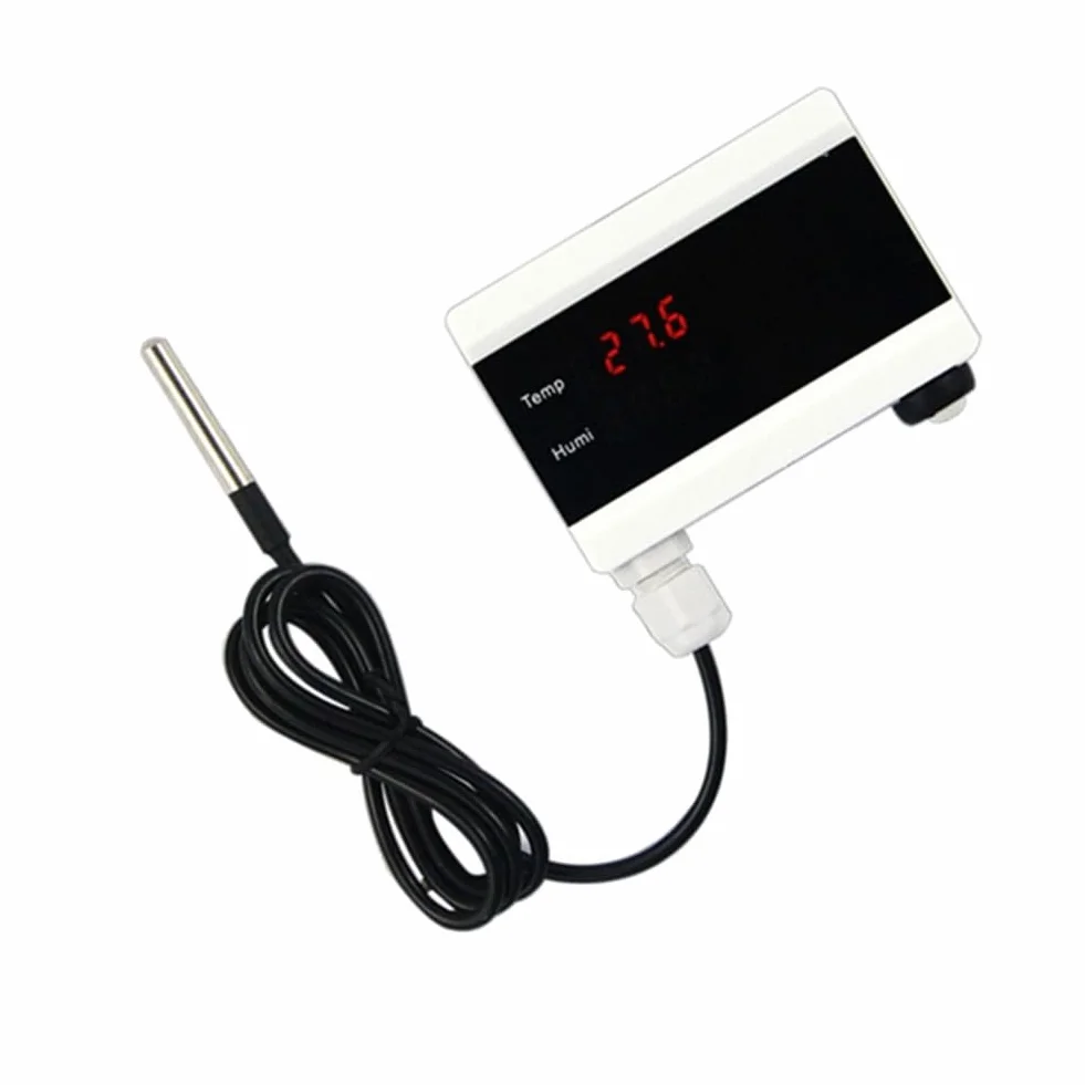 sensor de temperatura WiFi Tuya termómetro detector pantalla digital hogar inteligente vida alerta alarma congelador enchufe UE fácil de usar