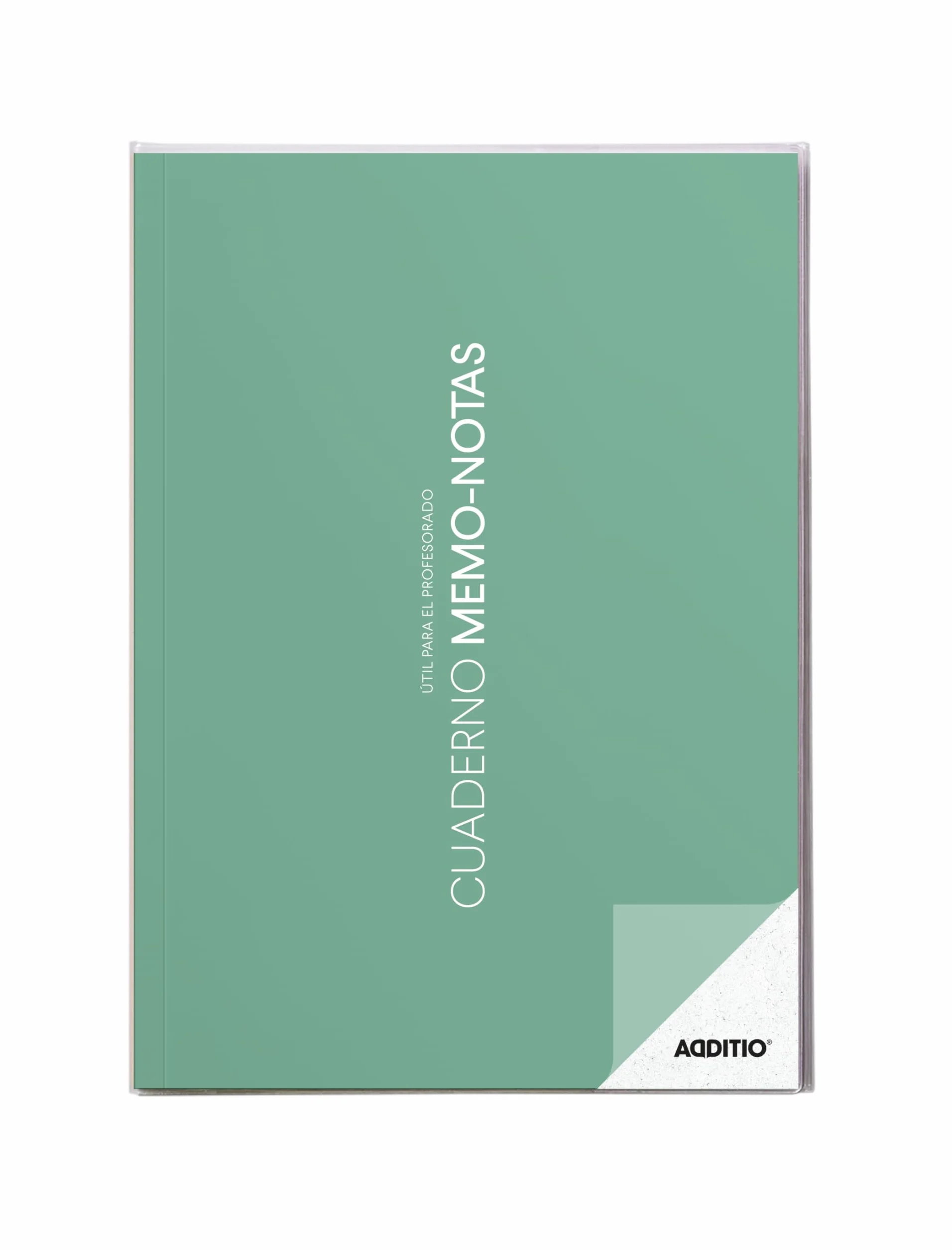 ADDITIO Cuaderno Memo-Notas para profesorado A4 Español Verde