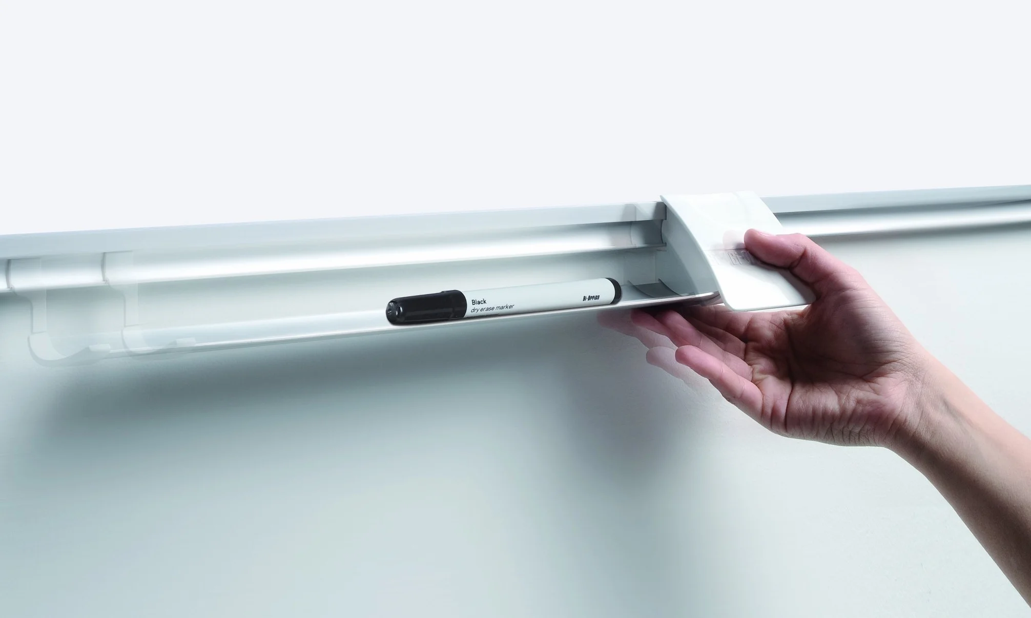 MasterVision Tablero planificador vertical magnético entrada salida