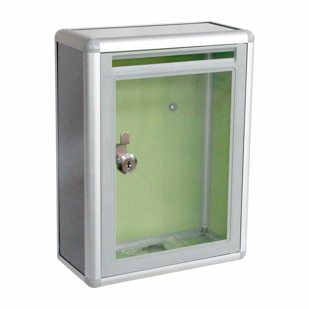 Cabilock 1pieza Buzón De Sugerencias Acrílico Transparente Caja De Quejas Pequeña Para Oficina y Hogar Instalación Pared Capacidad Amplia Para Documentos y Correspondencia