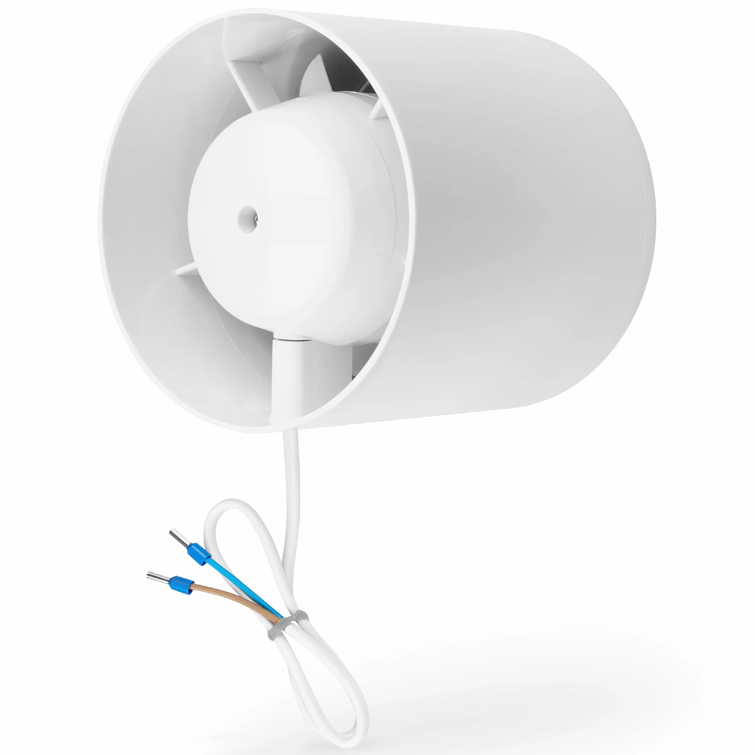 Inline 100mm - Extractor de Ventilador de Conducto Silencioso en Línea 130 m³/h, 32 dB, 12 W