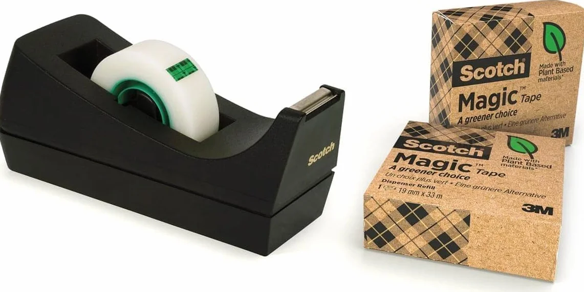 Scotch Magic Pack de 4 dispensadores de cinta de embalaje 19 x 33m