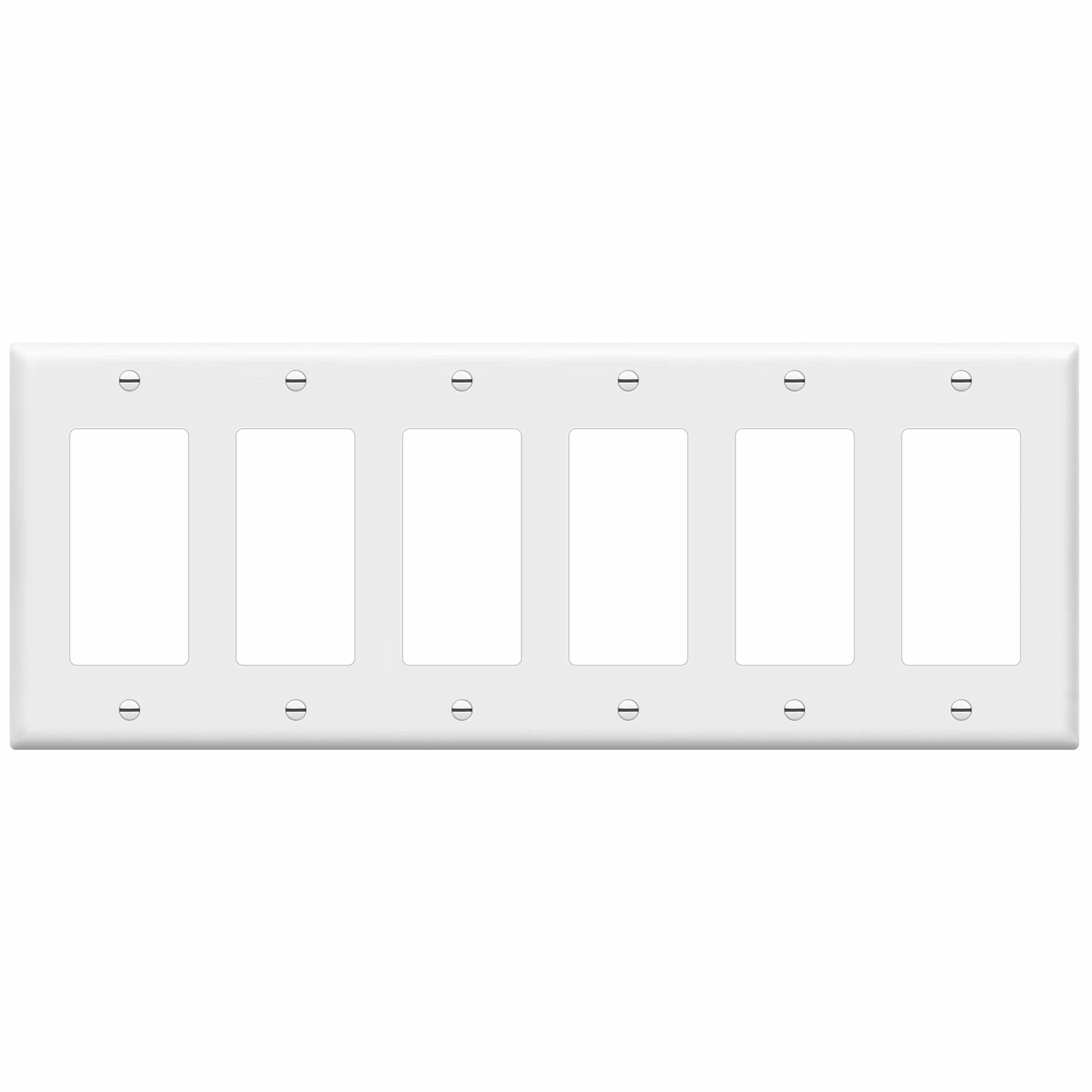 Enerlites Cubierta decoradora para enchufes de pared o cajas de luz, tamaño estándar, policarbonato irrompible