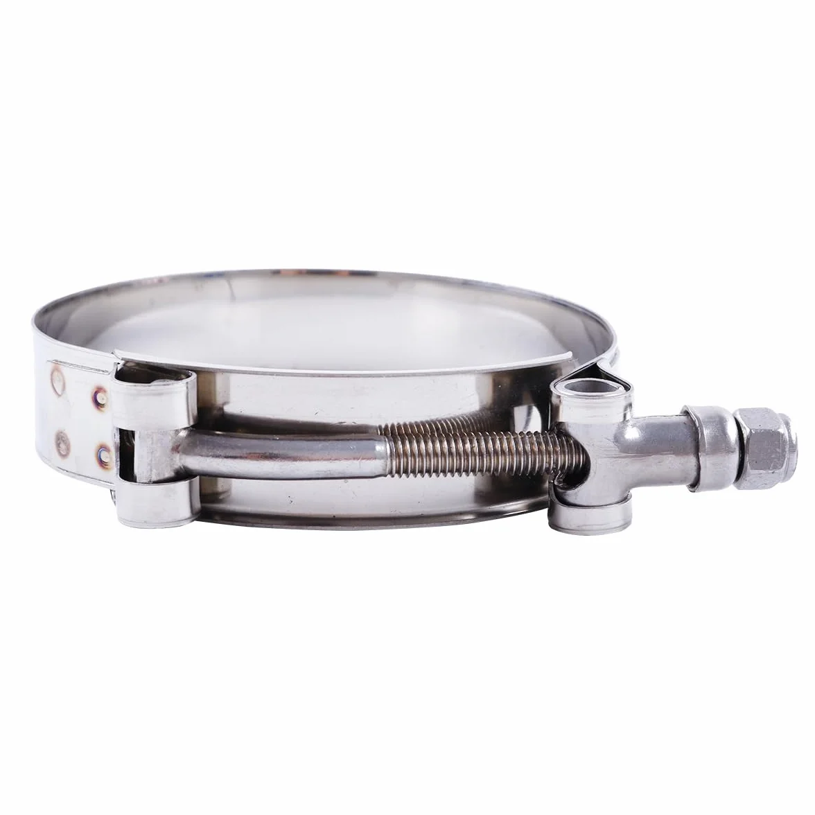 2 abrazaderas de manguera de acero inoxidable de 4.1 a 4.5 pulgadas, rango de abrazadera de 104-114 mm para manguera de 102 mm de diámetro interior