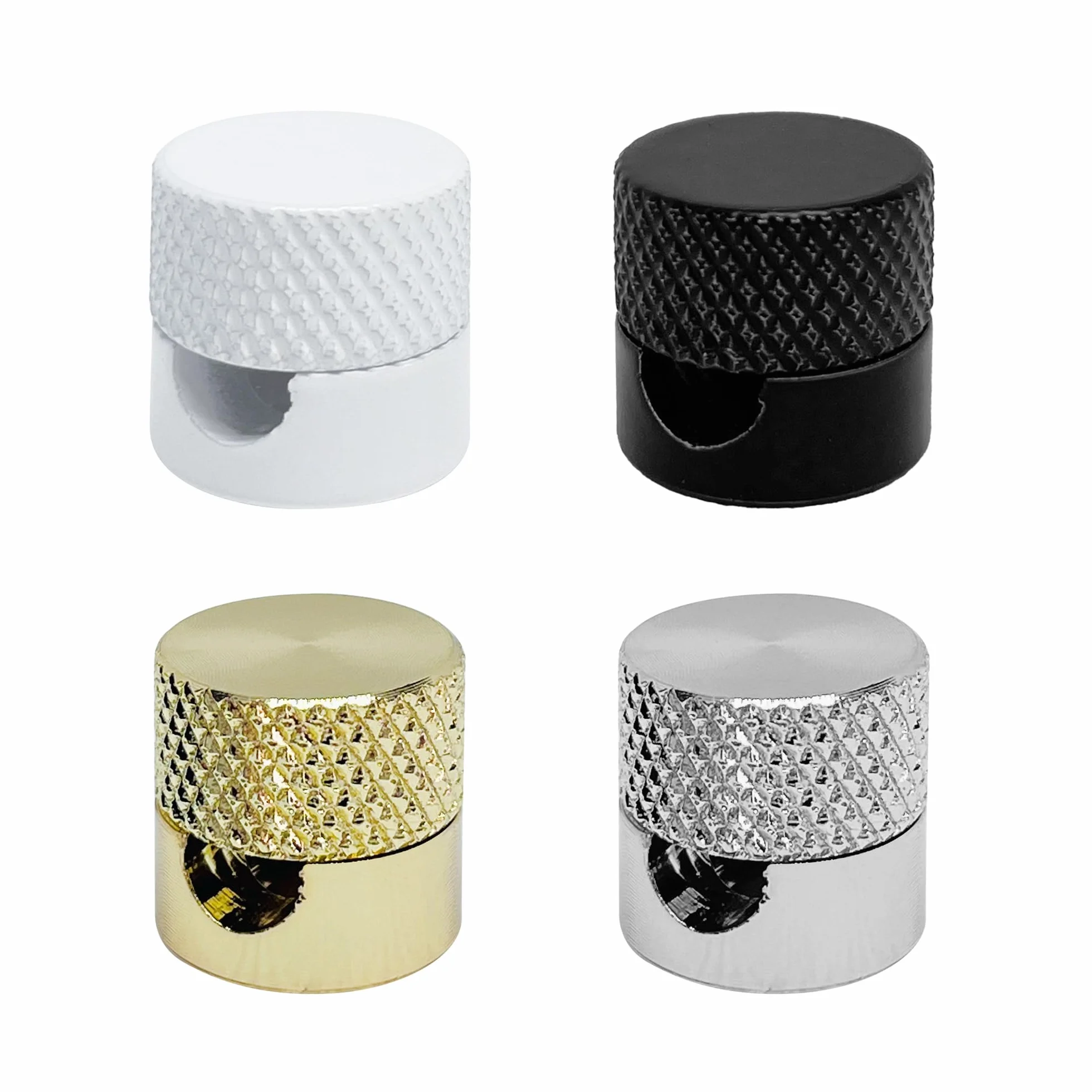 smartect Soporte de Techo y Pared de Aluminio para Cables [2 Piezas, Corrugado, Blanco] Fijación con tornillos y tacos, Decentrador de Techo para que arme su propio proyecto de bricolaje