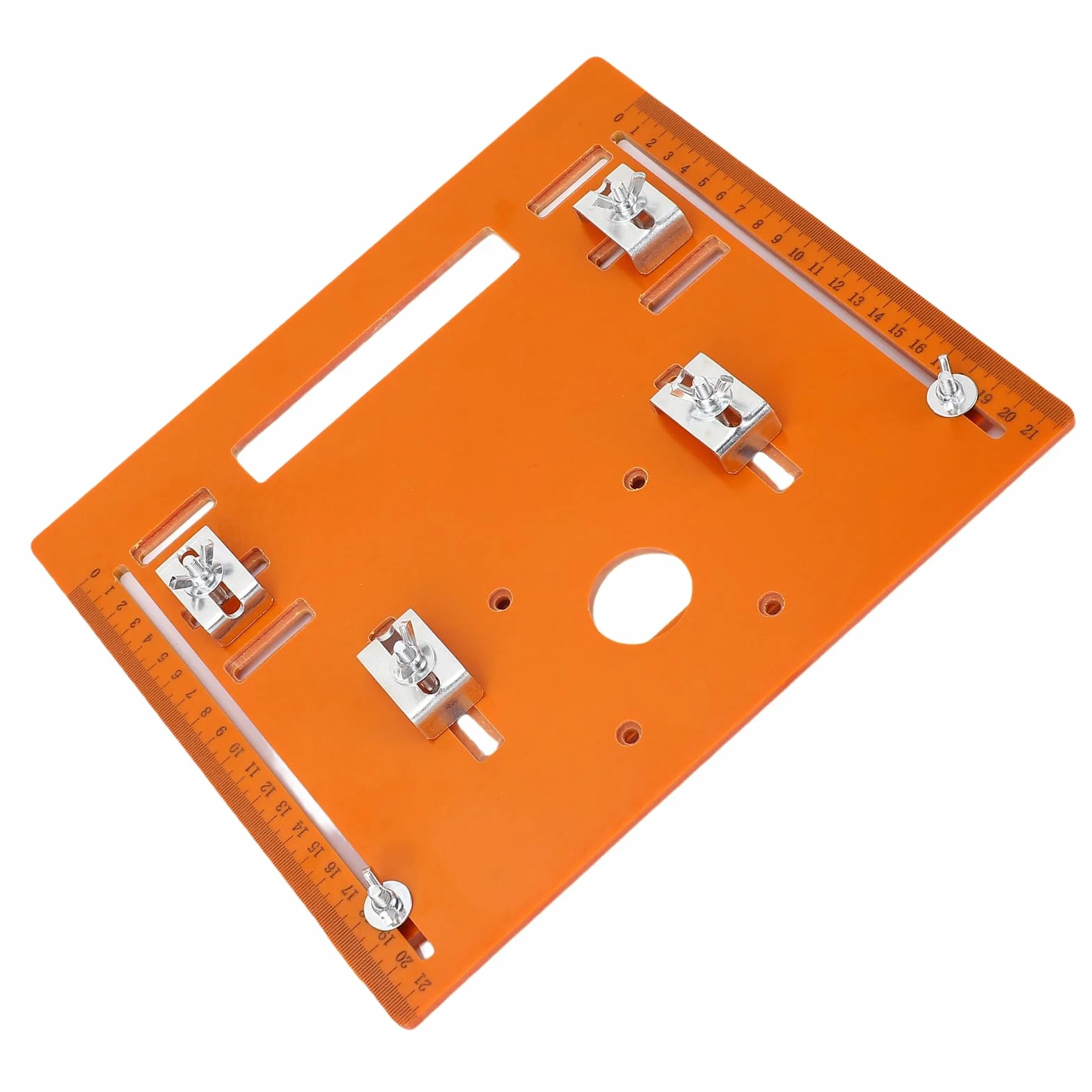 Naroote Placa de Base de Sierra Circular, Placa de Mesa de Enrutador Portátil para Madera