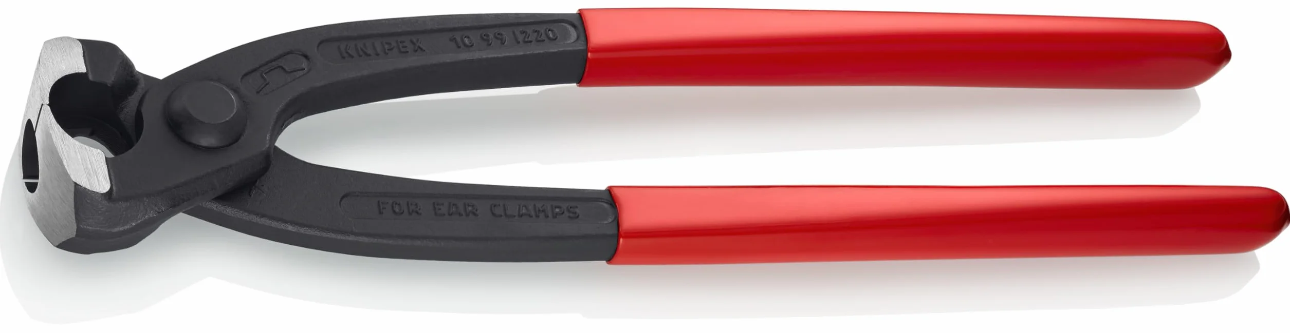 KNIPEX - 10 99 i220 Tools - Alicates de abrazadera de oreja, mandíbulas delanteras y laterales (1099i220), rojo