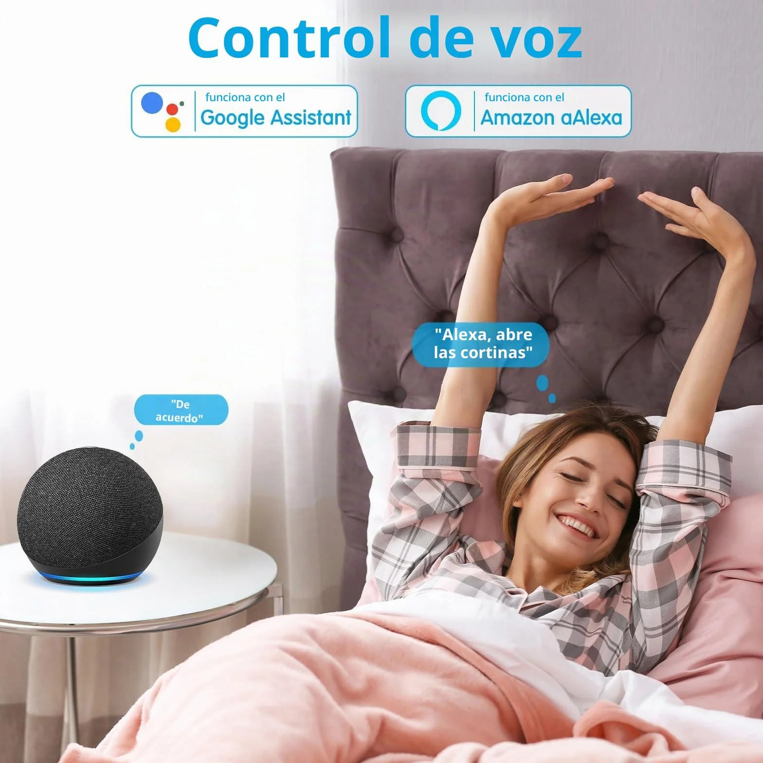 Enchufe Inteligente WiFi, 4 Pack Enchufe WiFi Medidor Consumo 16A 3680W, Tomada Inteligente con Temporizadores y Control Remoto por APP&Voz, Compatible con Alexa y Google Home