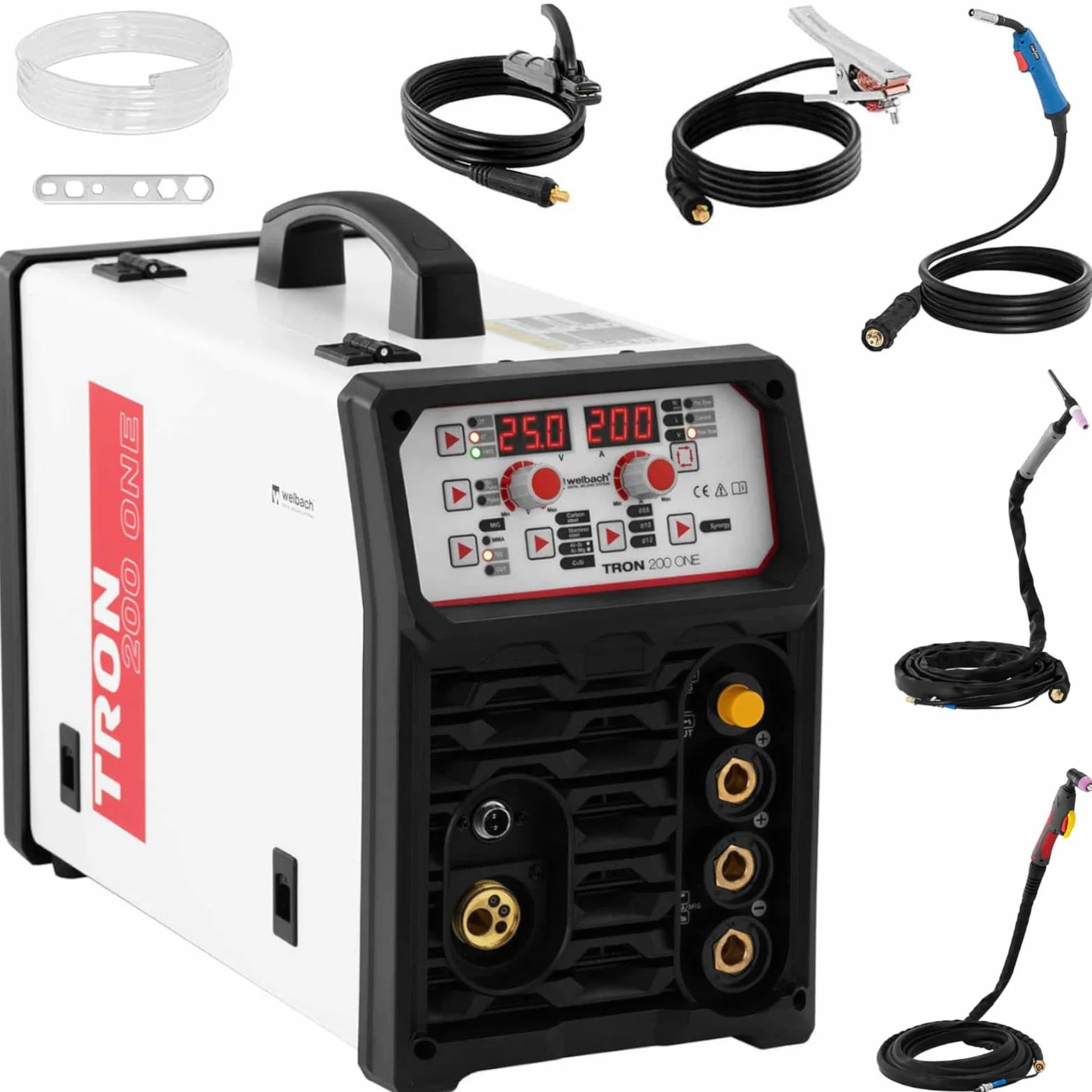 TRON 200 ONE - Soldadora combinada WIG 200 A Cut 50 A MIG/MAG 200 A Multisoldadura MIG MAG TIG