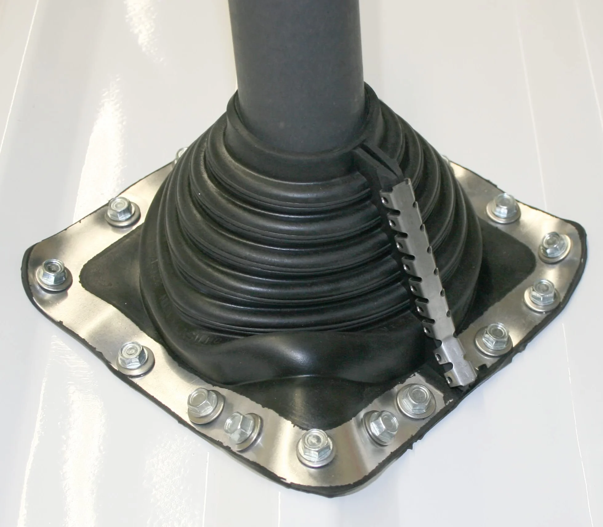 MASTER FLASH Penetración en el techo para protección contra la entrada de agua, manguito de tubo, paso de tubería, brida de sellado para techos de chapa Epdm No. 5 101-203 mm