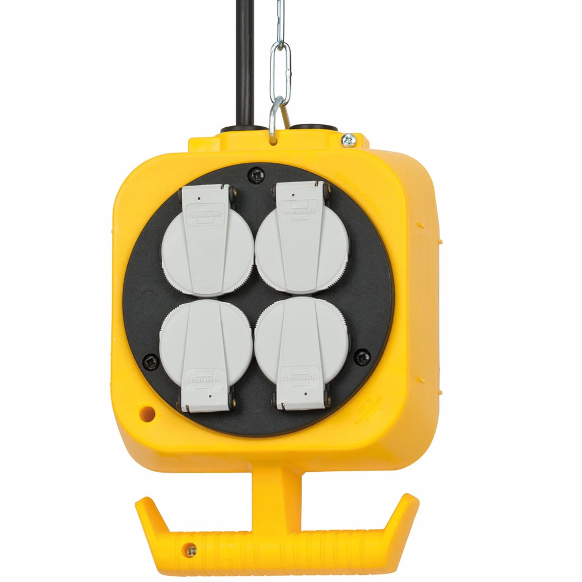 Brennenstuhl 1151760 extensión - Extensión para generadores (5 m, Negro, Blanco, Amarillo, Negro, 230 V, Plástico)