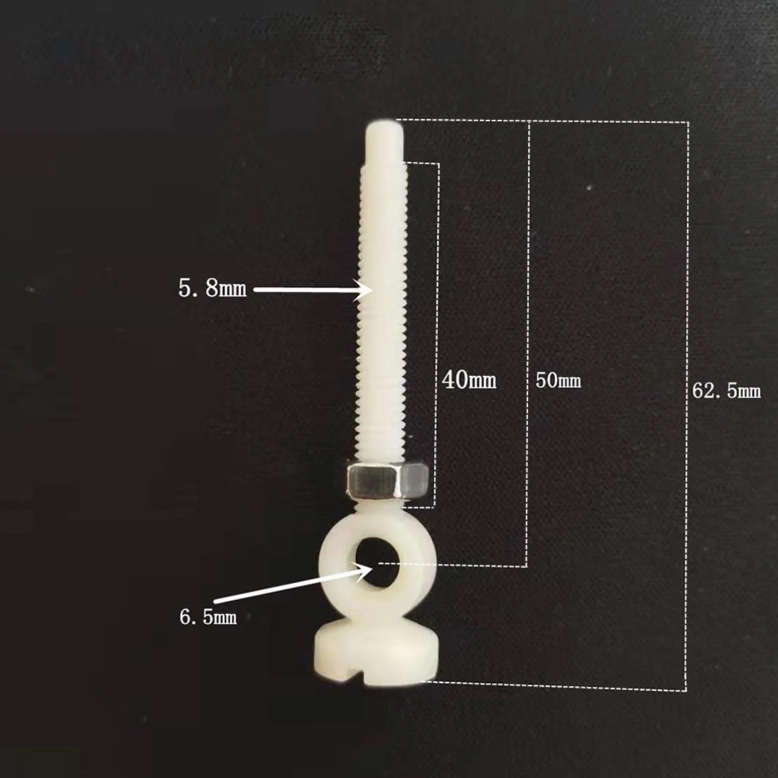 Tapón de drenaje de botón pulsador para fregadero de baño (62 mm)