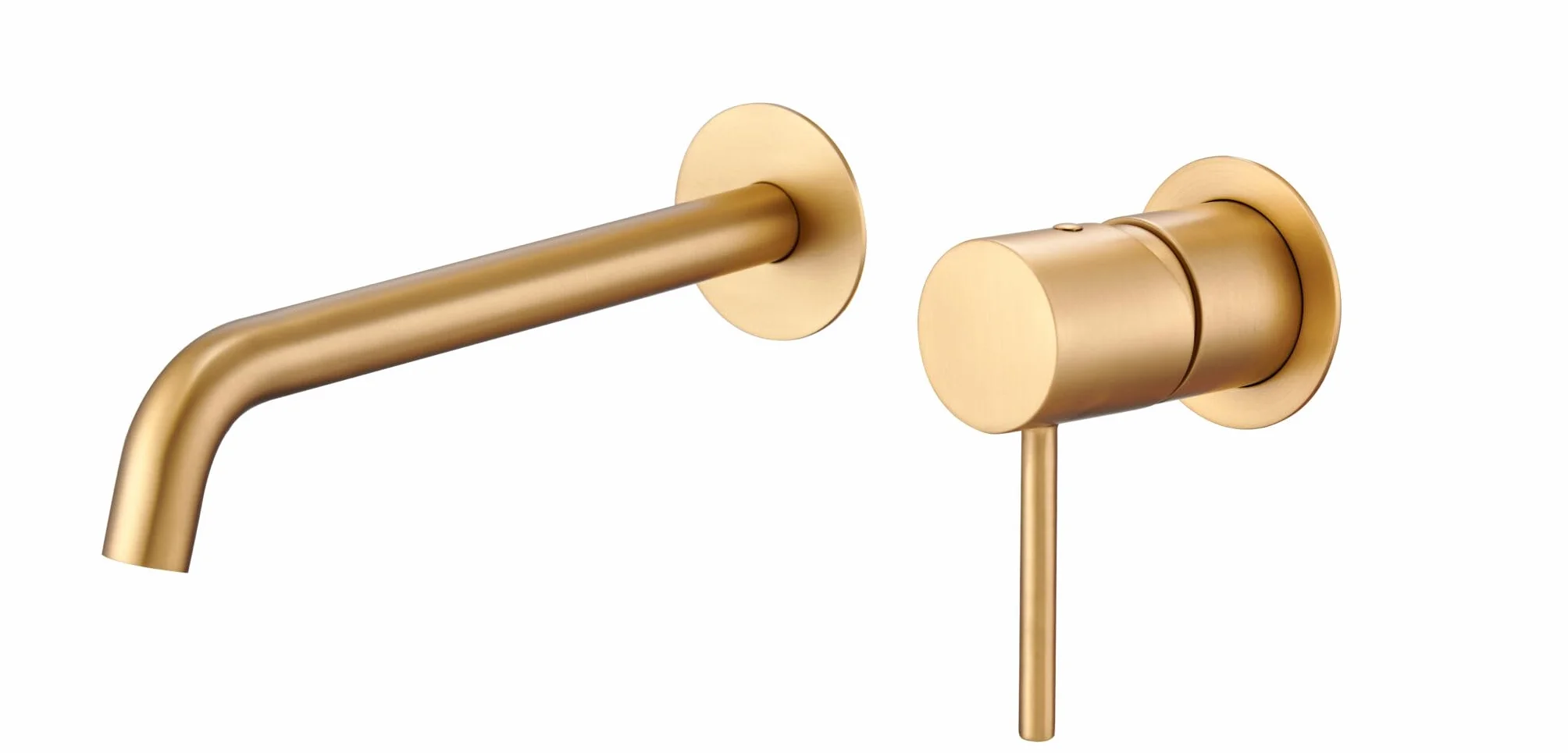 IMEX Grifería Empotrada Monomando GLM039 Latón Oro Cepillado Serie Monza