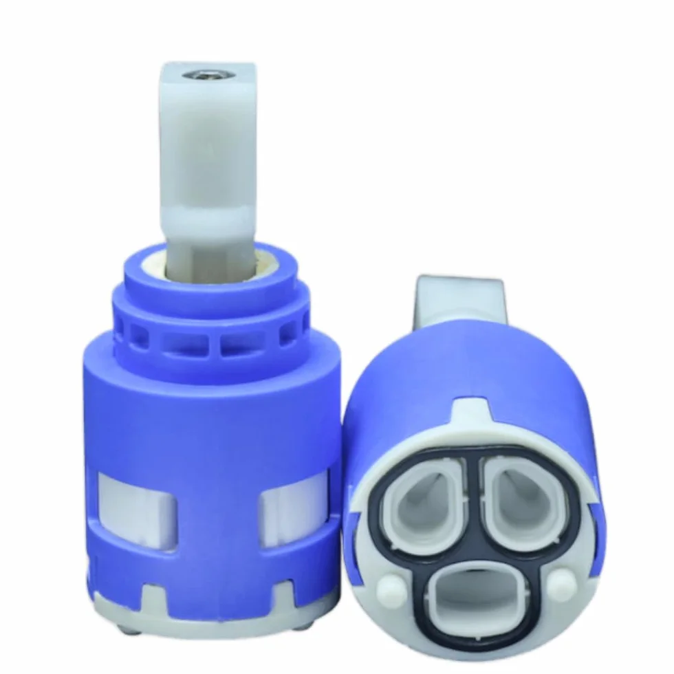 Schläfer 480051 | Cartucho mezclador de 25 mm, cartucho de repuesto para mezcladores de cerámica baja con 2 patas, para grifos mezcladores de cocina, baño, ducha y bañera, modelo Kerox K25 Ops
