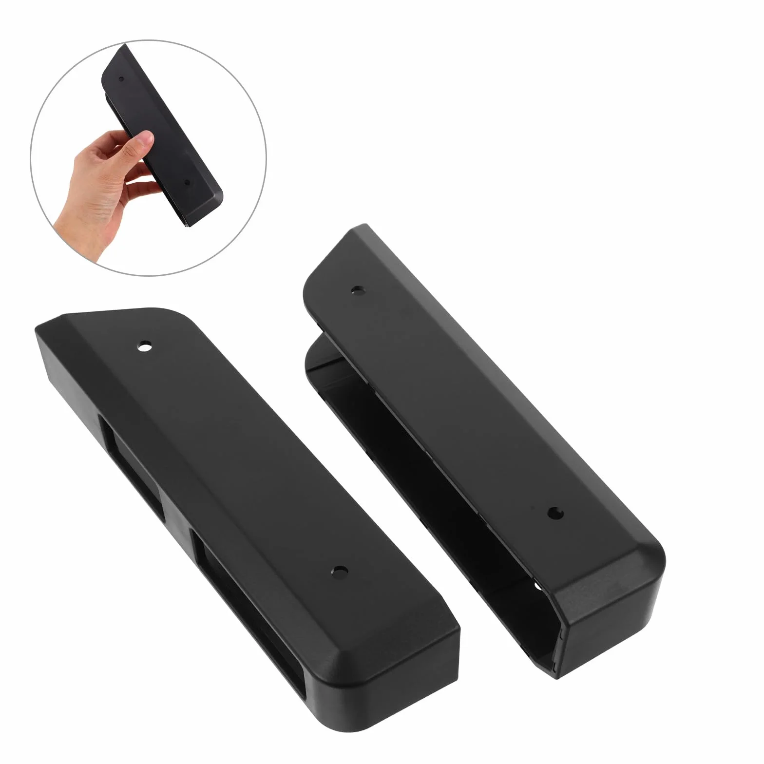 STOBAZA Soporte de Pared para Báscula de Acrílico Negro Instalación Rápida y Portátil