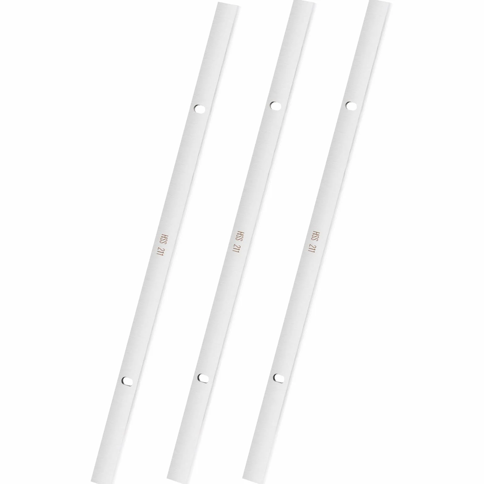 VEVOR Cuchillas para Cepilladora Eléctrica 3 Pcs Acero de Alta Velocidad Borde Único Cuchillas de Cepilladora para Carpintería Ángulo de Bisel 45° Cuchillos HSS para Planes para Cepilladora HRC55-60