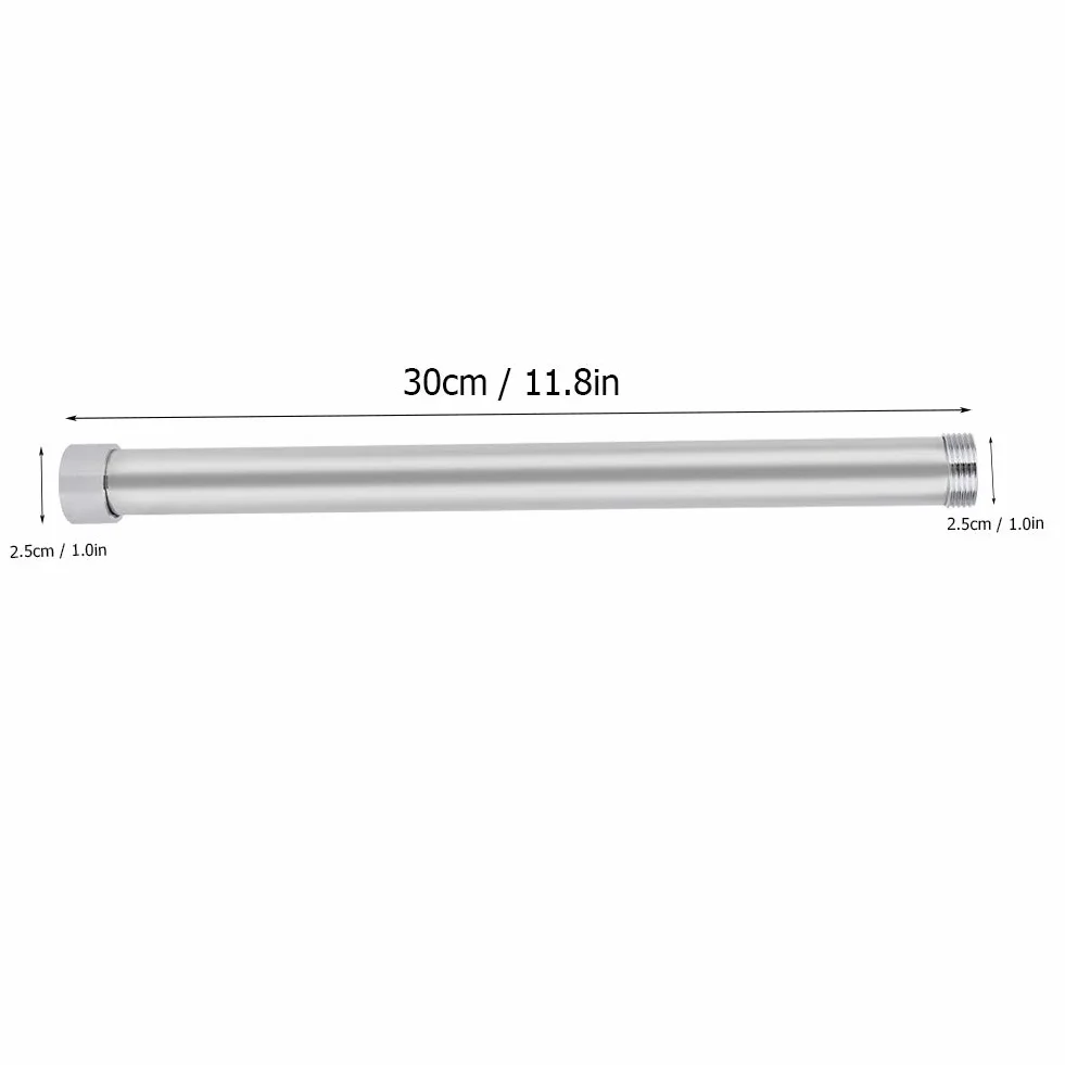 Tubo de ducha, tubo de extensión de ducha de rosca interna de 3/4 de pulgada y resistente al desgaste para soporte de ducha de baño