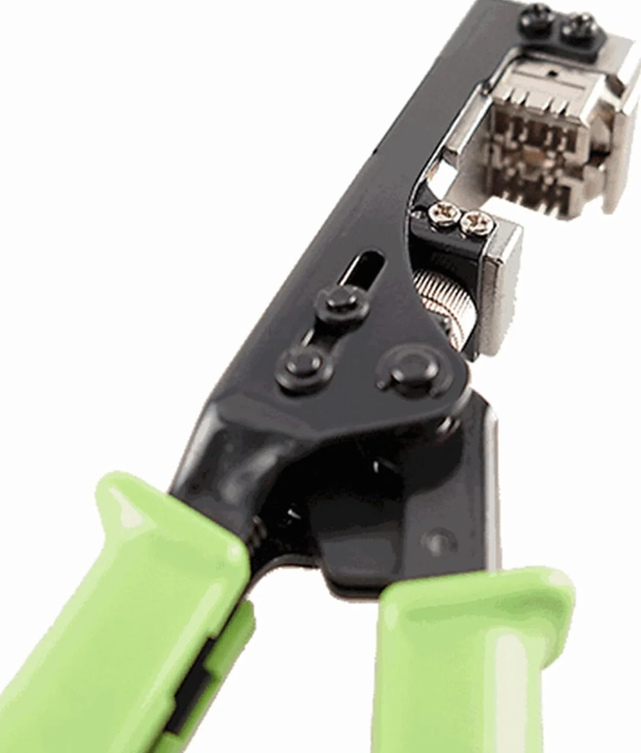 Herramienta de perforación Keystone Jack de 180 grados (solo compatible con conectores específicos AMP 110 Series de 8 posiciones), adaptador CAT5/5e y CAT6/6A, crimpadora de terminación rápida,