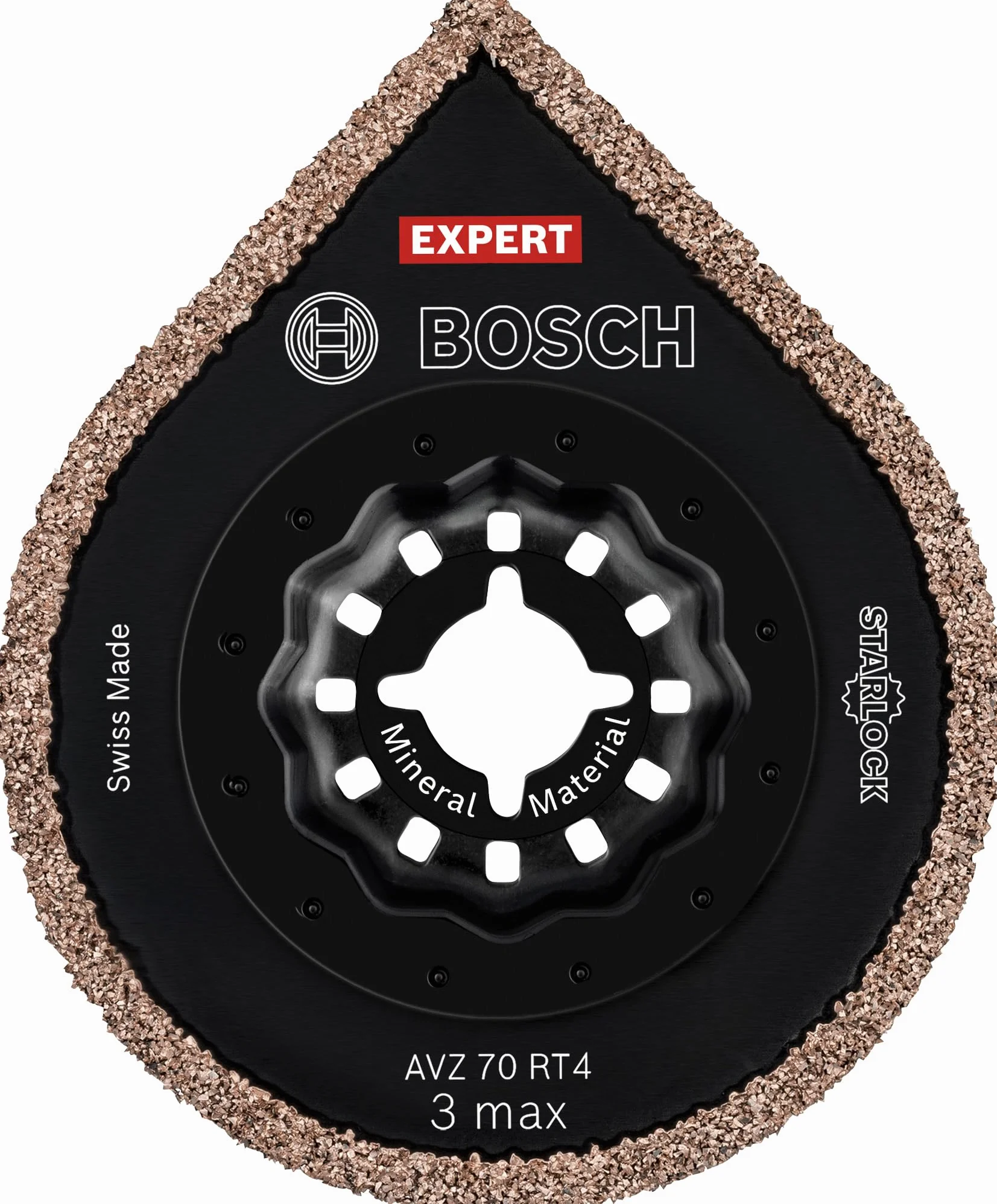 Bosch 1x Placa para aplicación de lechada EXPERT AVZ 70 RT4 3 max (para Mortero, Mortero, Anchura mm, Professional Accesorios Multiherramienta)