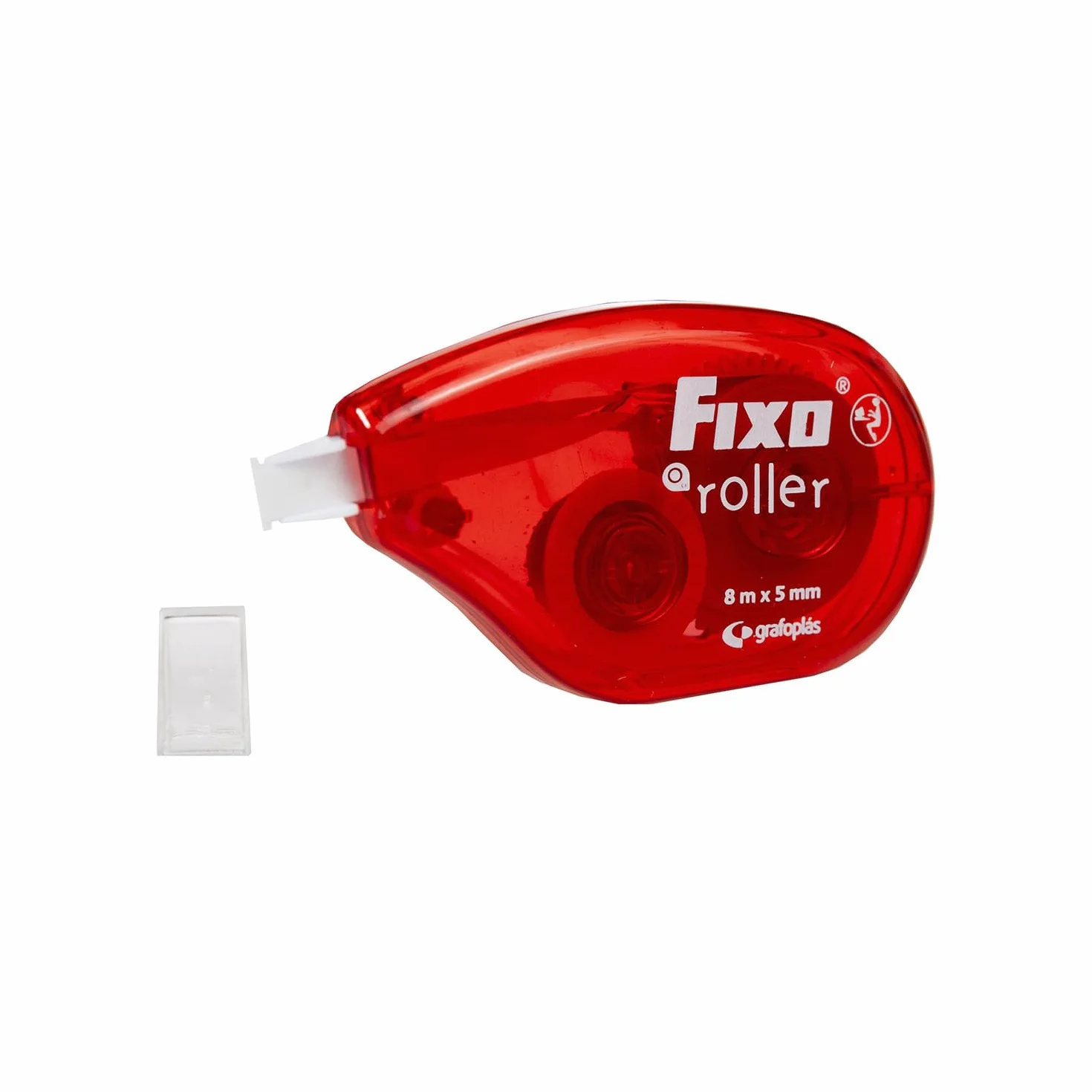 Fixo Roller Corrector Cinta 5mmx8m Secado Instantáneo Diseño Ergonómico Accesorio Escolar