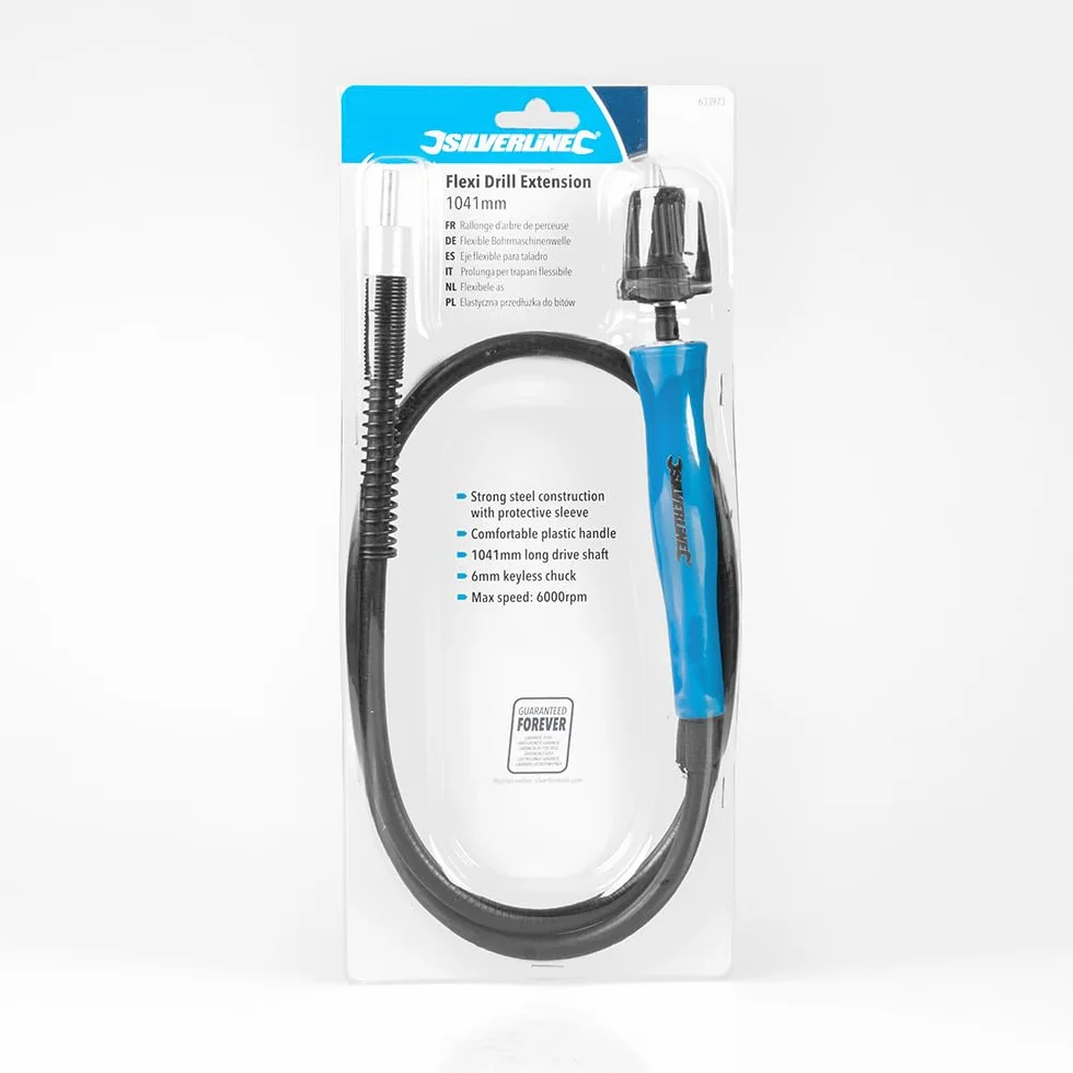 Silverline Tools 633973 - Eje flexible para taladro 1041mm