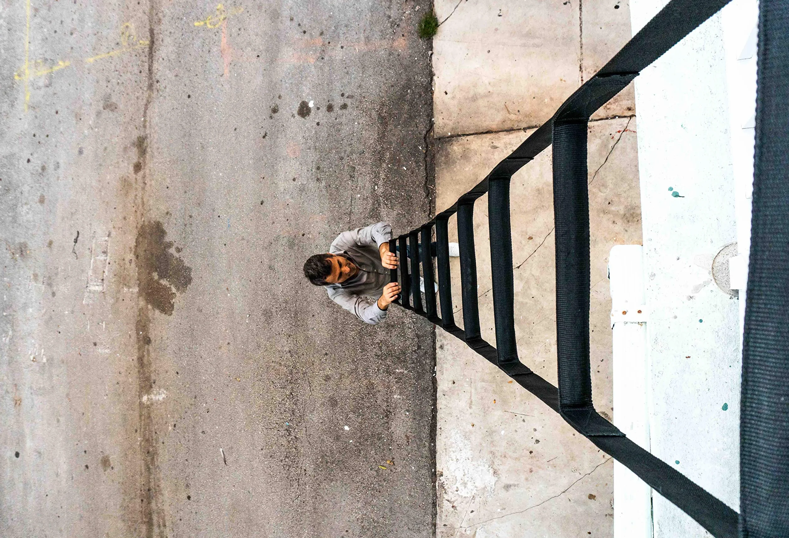 Escalera de Escape de Incendio de 6 Pisos 15 m | Cuerda de Seguridad Multifuncional y Resistente a la Intemperie | Cinta Con Ganchos de Resorte | Ligera, Compacta y Portátil