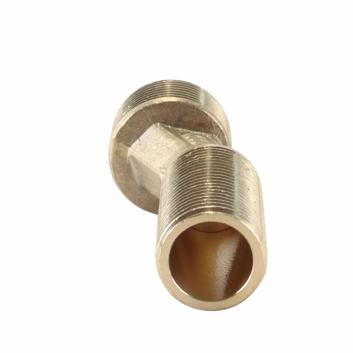Adaptador de bañera latón G1/2 a G3/4 brazo oscilante excéntrico 7 cm paquete de 2