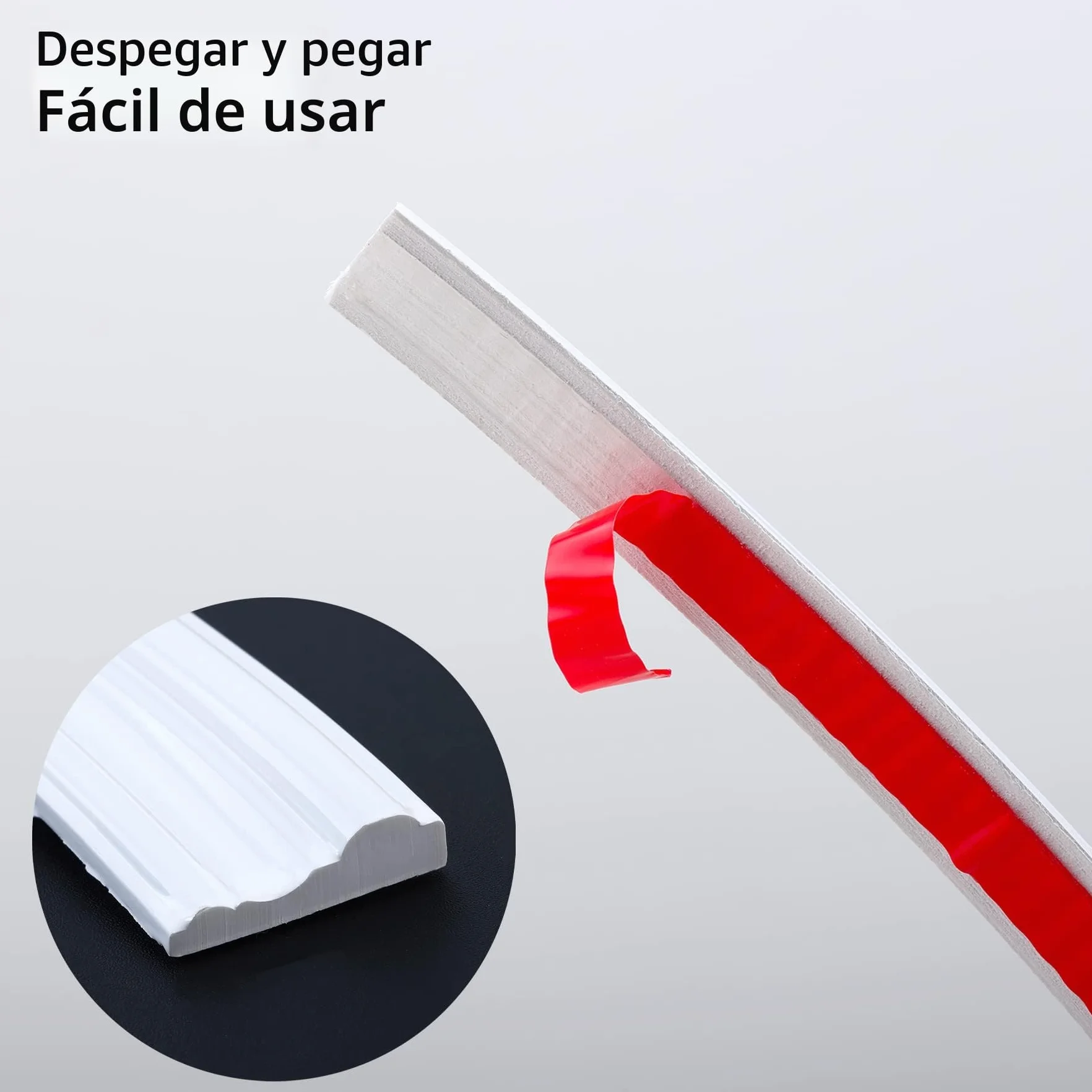 TriMold Moldura Tira Adhesiva Borde Silla 3m x 4cm
