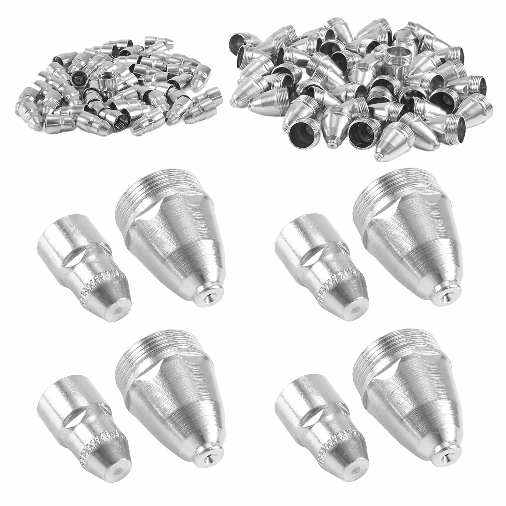 100 unidades P80 Plasma Cortar Material 60A 80A 100A P80 Plasma Punta Boquilla