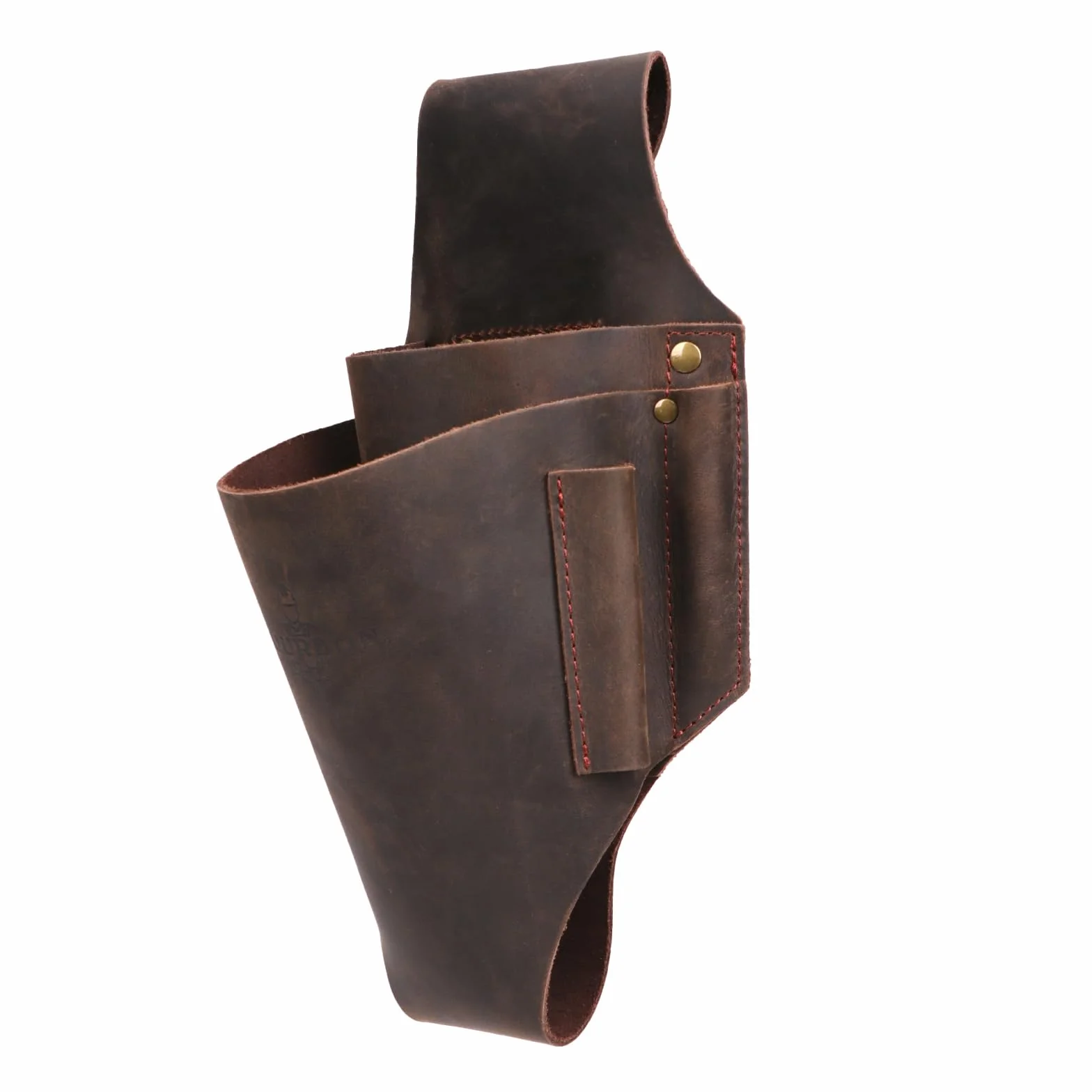 TOURBON - Funda de piel auténtica con 5 bolsillos para cinturón de registro, llave de motosierra, herramienta para cortar árboles