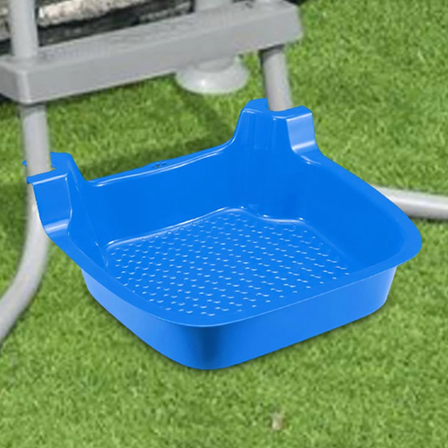 Baño de pies Junto a la Piscina, bañera de pies Junto a la Piscina | Bandeja para pies de Piscina sobre el Suelo | Lava la Arena y la Suciedad Antes de Entrar, Instalado en la Escalera de la