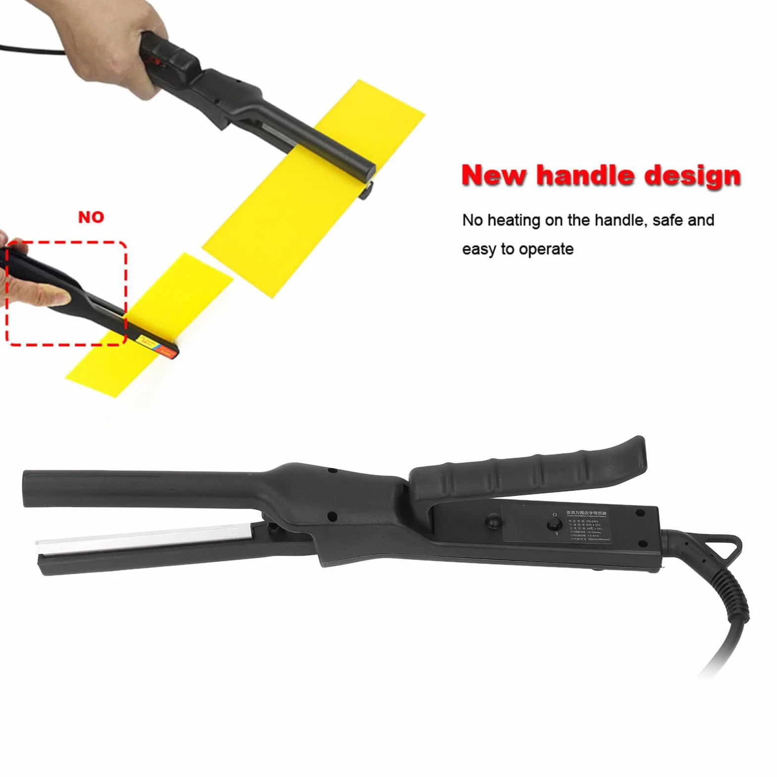 Dobladora de ángulo, Máquina Dobladora de Acrílico de Calentamiento Más Rápido, Dobladora Manual de Letras Acrílicas con Control Automático de Temperatura, Calentador Dobladora