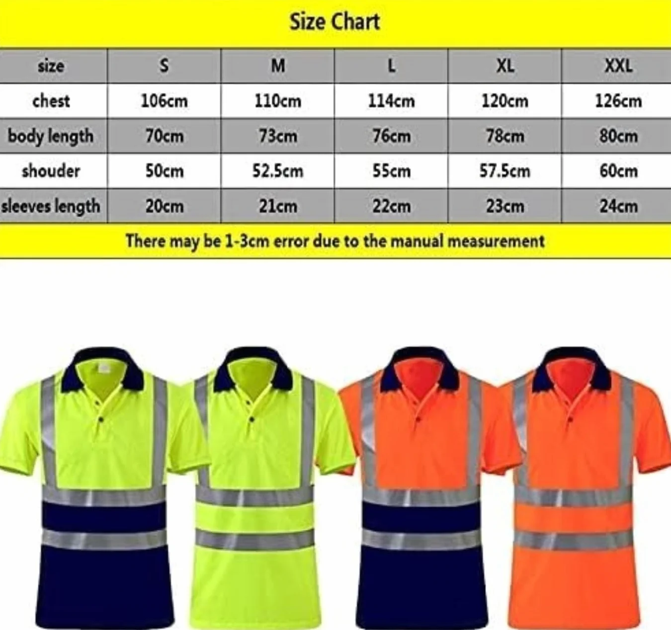 Chaleco Trabajo Chaleco De Seguridad Reflectante De Alta Visibilidad Camisas De Seguridad para Hombres Camisa Reflectante Chalecos De Seguridad De Verano Emergencia Chaleco