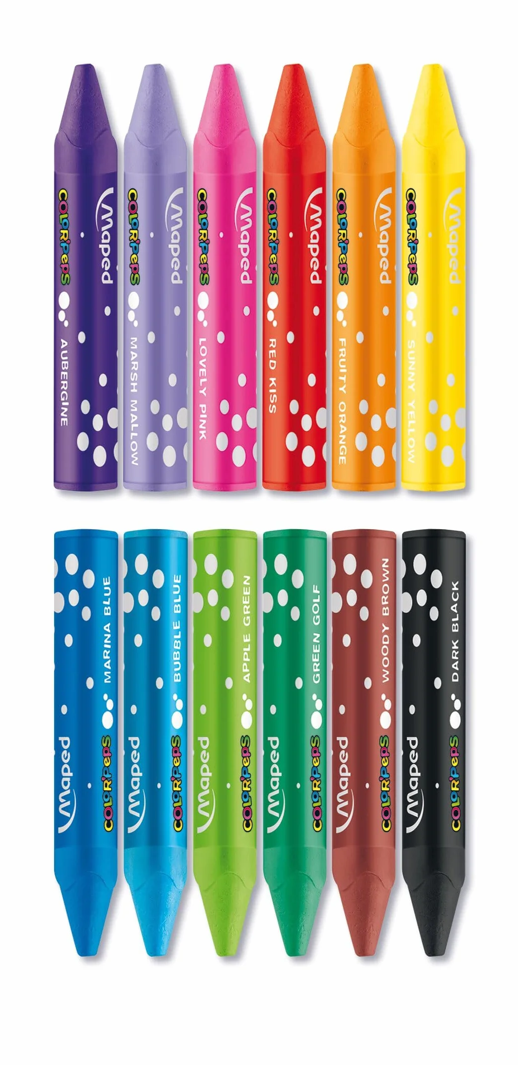 Color Peps 864010 Pack de 12 lápices ceras