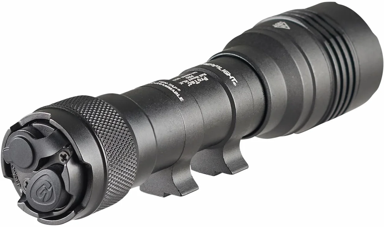 Streamlight 88127 ProTac Rail Mount HL-X Pro USB 1000-Lumen High Candela - Luz larga para pistola de combustible múltiple, incluye Jack-Cap, kit M-Lok, interruptor de presión, herramienta y batería