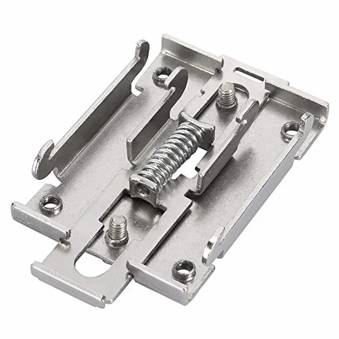 1Pcs 35Mm Din Rail Fixed, Teltonika Din Rail Kit Din Rail Mounting Bracket Solid State Relay Clip Clamp With 2 Mounting Screws