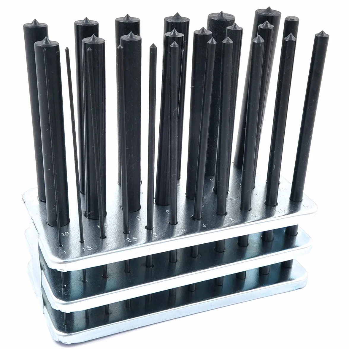 HHIP 8600-0043 25 Piece 1-13mm Metric Transfer Punch Set