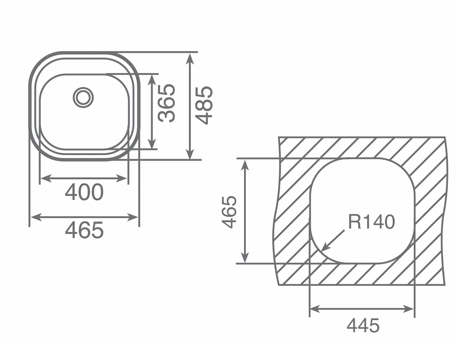 TEKA Fregadero Encastrado 1 Seno para Mueble 45cm, Acero Inoxidable, Incluye Escurridor y Válvula Automática, Modelo Stylo 1C
