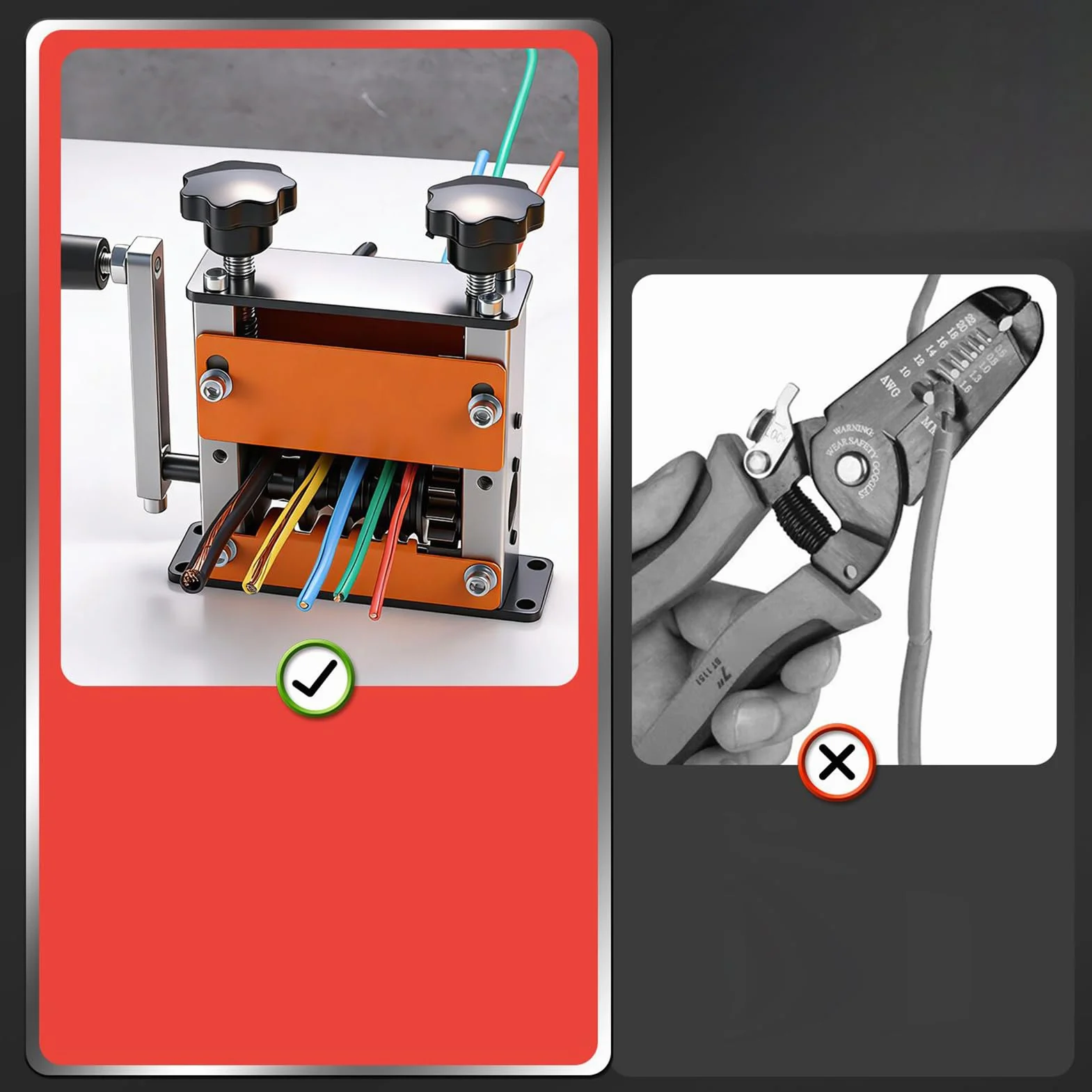 Máquina Pelacables De Chatarra Pelacables Automático Ajustable De 6 | Máquina De Pelar Alambre De Cobre Para Profesionales, Principiantes, Trabajadores Y
