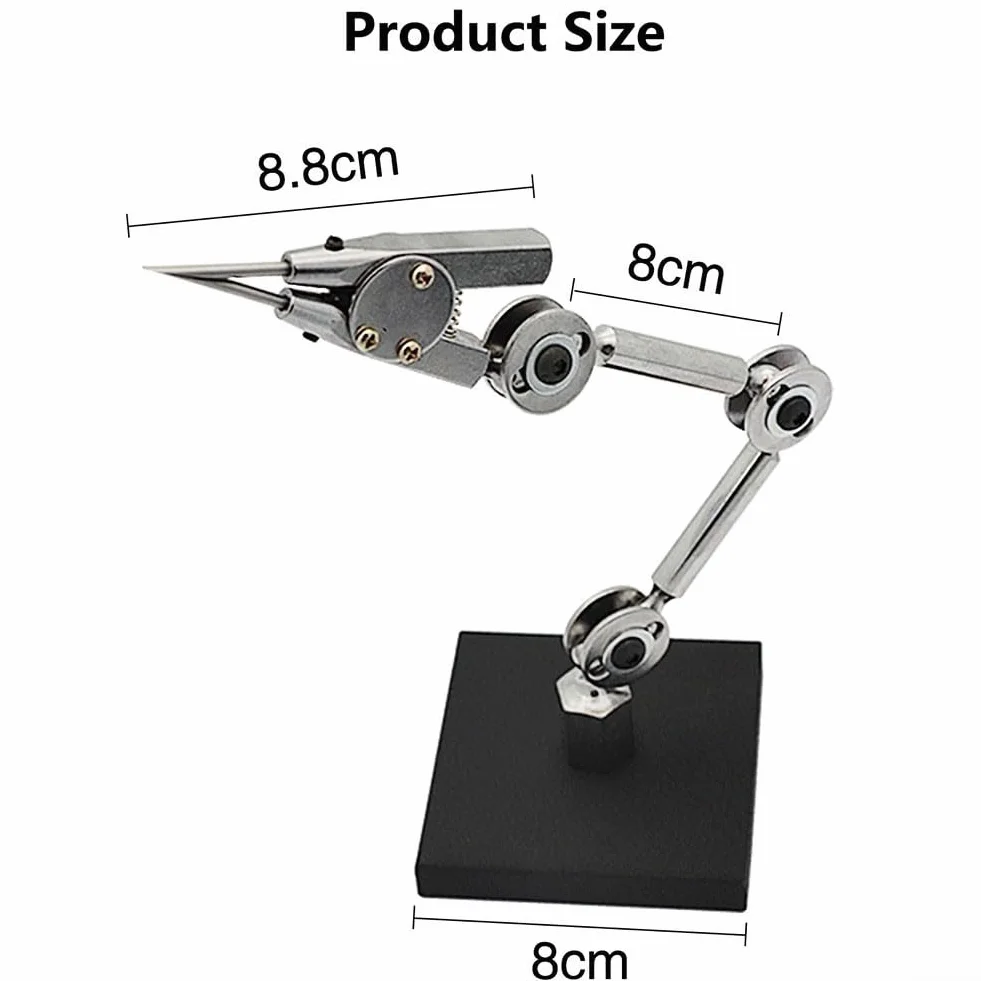 Abrazadera de trabajo para manos de ayuda, abrazadera de trabajo de soldadura de metal, accesorio de soldadura de joyería de tercera mano para soldar, manualidades de joyería