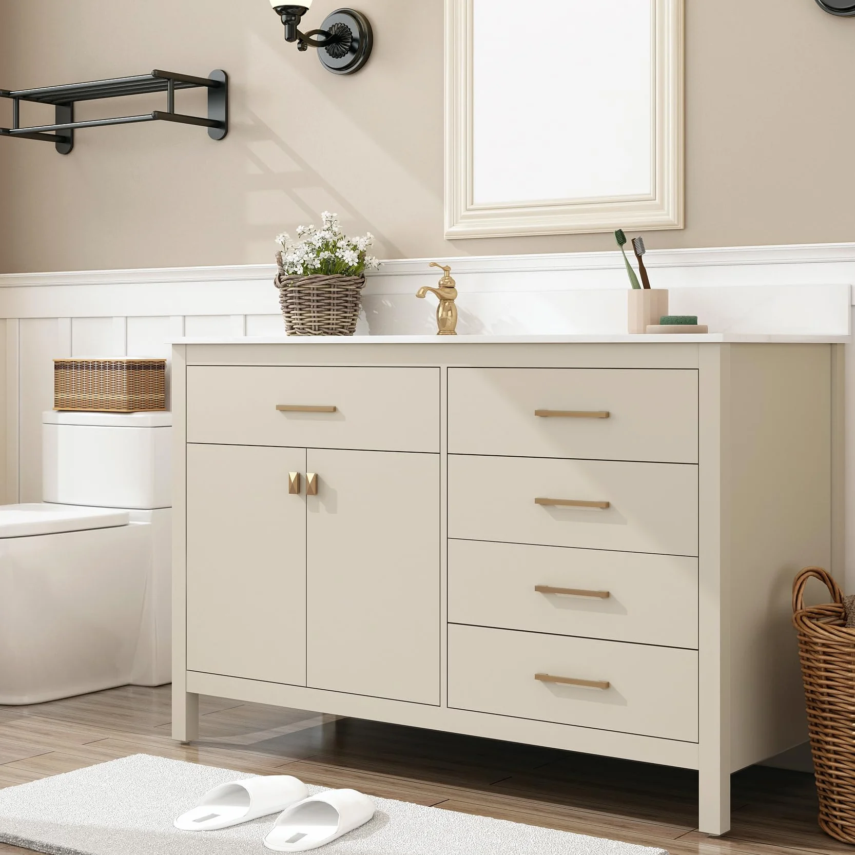 Livelynine Papel Adhesivo para Muebles Beige Mate 40CMx10M Vinilo Adhesivo Cocina Beige Liso Lavable Papel Autoadhesivo Pared Baño Dormitorio Vinilos Adhesivos para Puertas de Armario Papeles Pintados