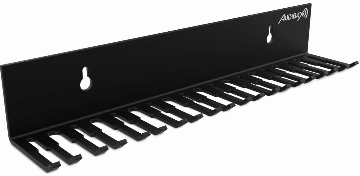 Audibax CWS 10 Soporte de Pared para Cables 19 Huecos 4-11mm