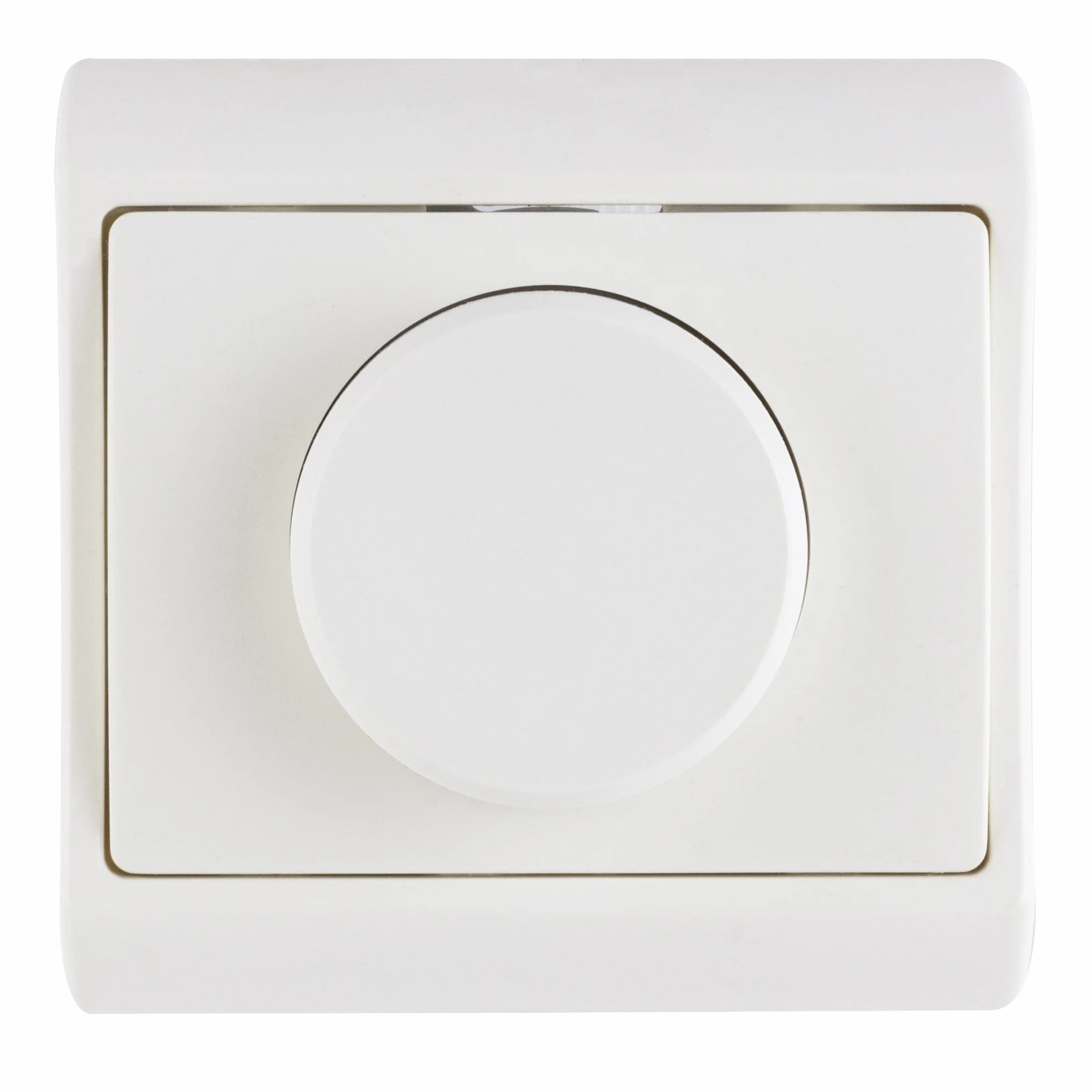 REV Interruptor de intensidad ESTÁNDAR, regulador empotrado, interruptor de luz de 300 W para lámparas halógenas incandescentes y de alto voltaje, blanco